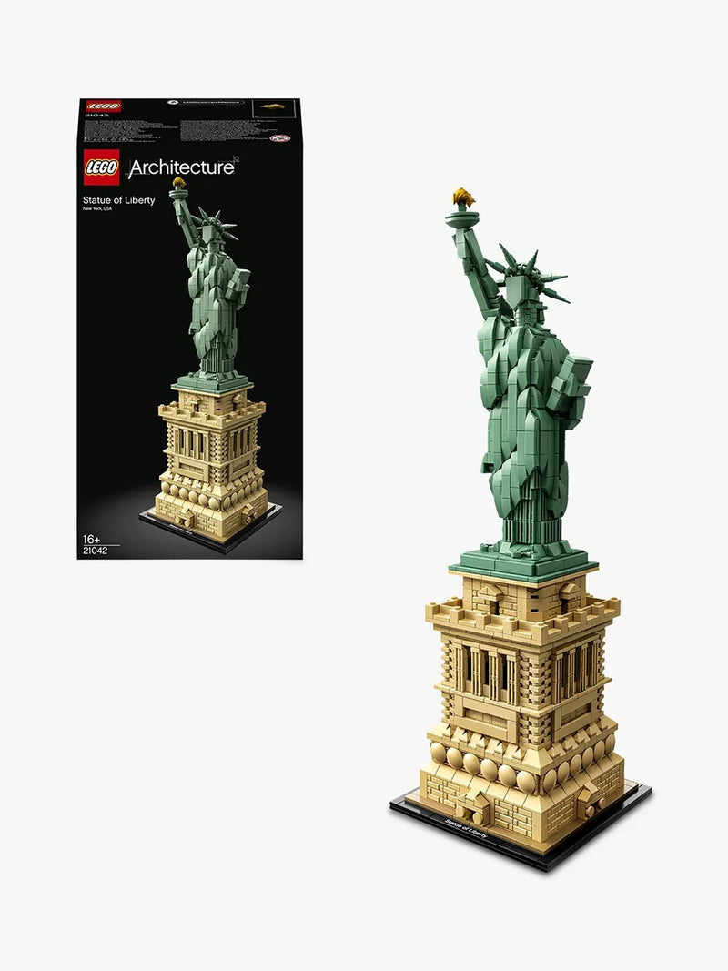 Architecture model kit of the Statue of Liberty for adult builders, UK version