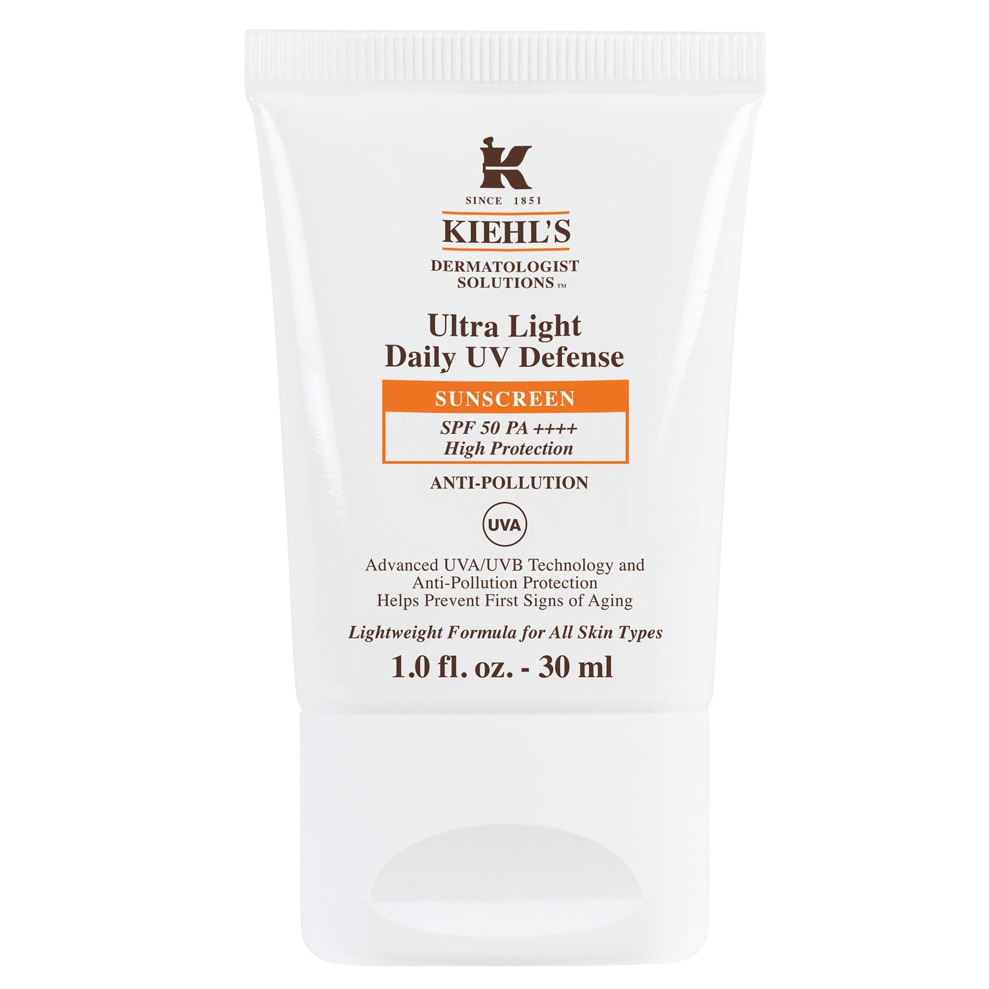 Kiehl's Ultra Light Daily UV Defense Lotion SPF 50 30ml, UK version