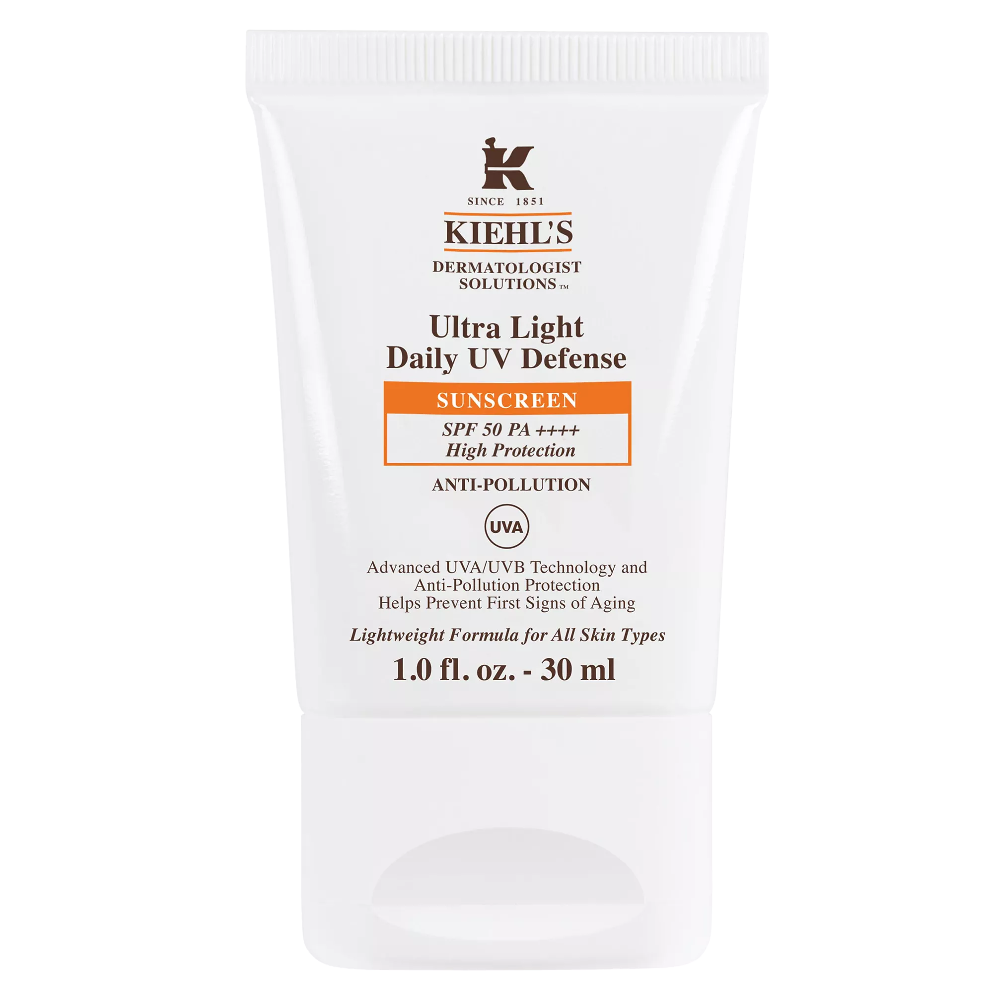 Kiehl's Ultra Light Daily UV Defense Lotion SPF 50 30ml, UK version