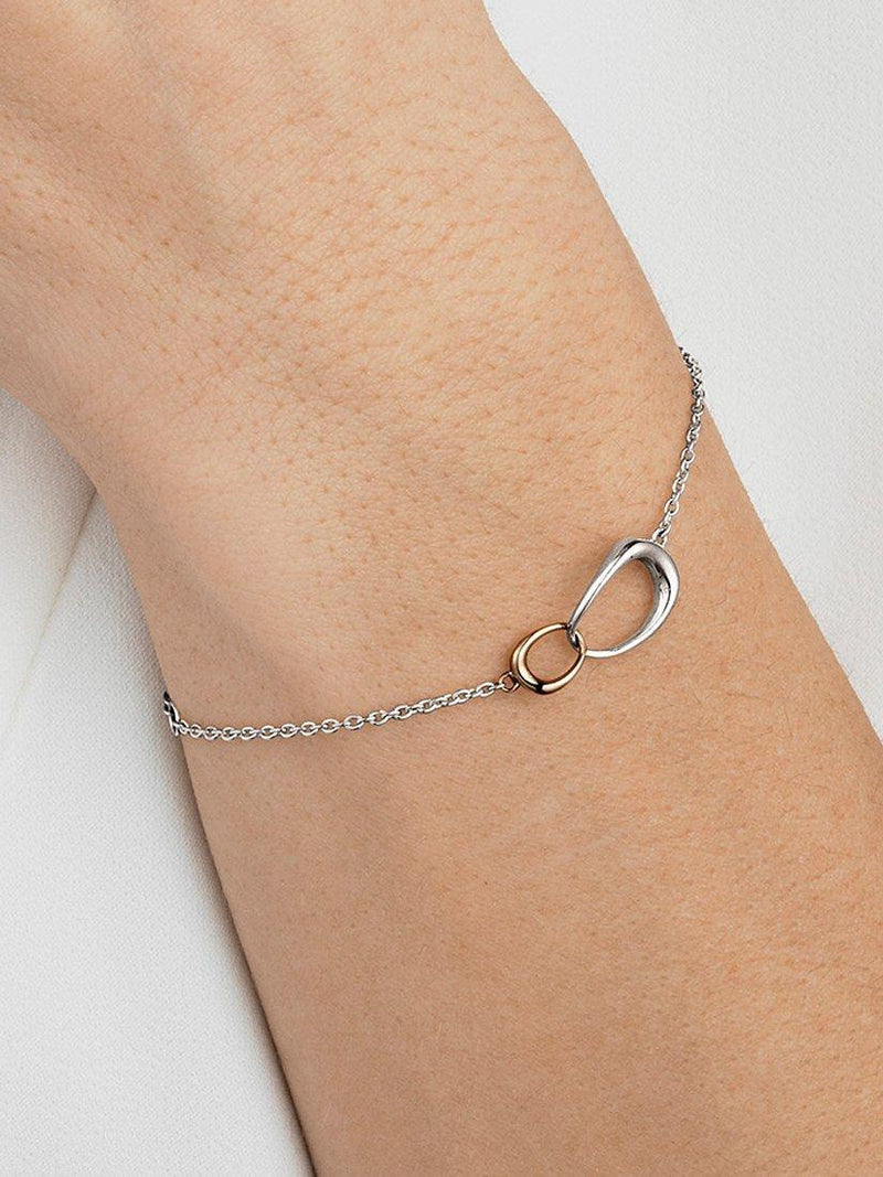 Georg Jensen Offspring charm bracelet 18cm, UK version
