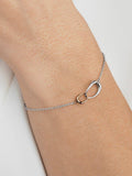 Georg Jensen Offspring charm bracelet 18cm, UK version