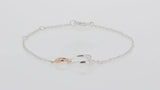Georg Jensen Offspring charm bracelet 18cm, UK version