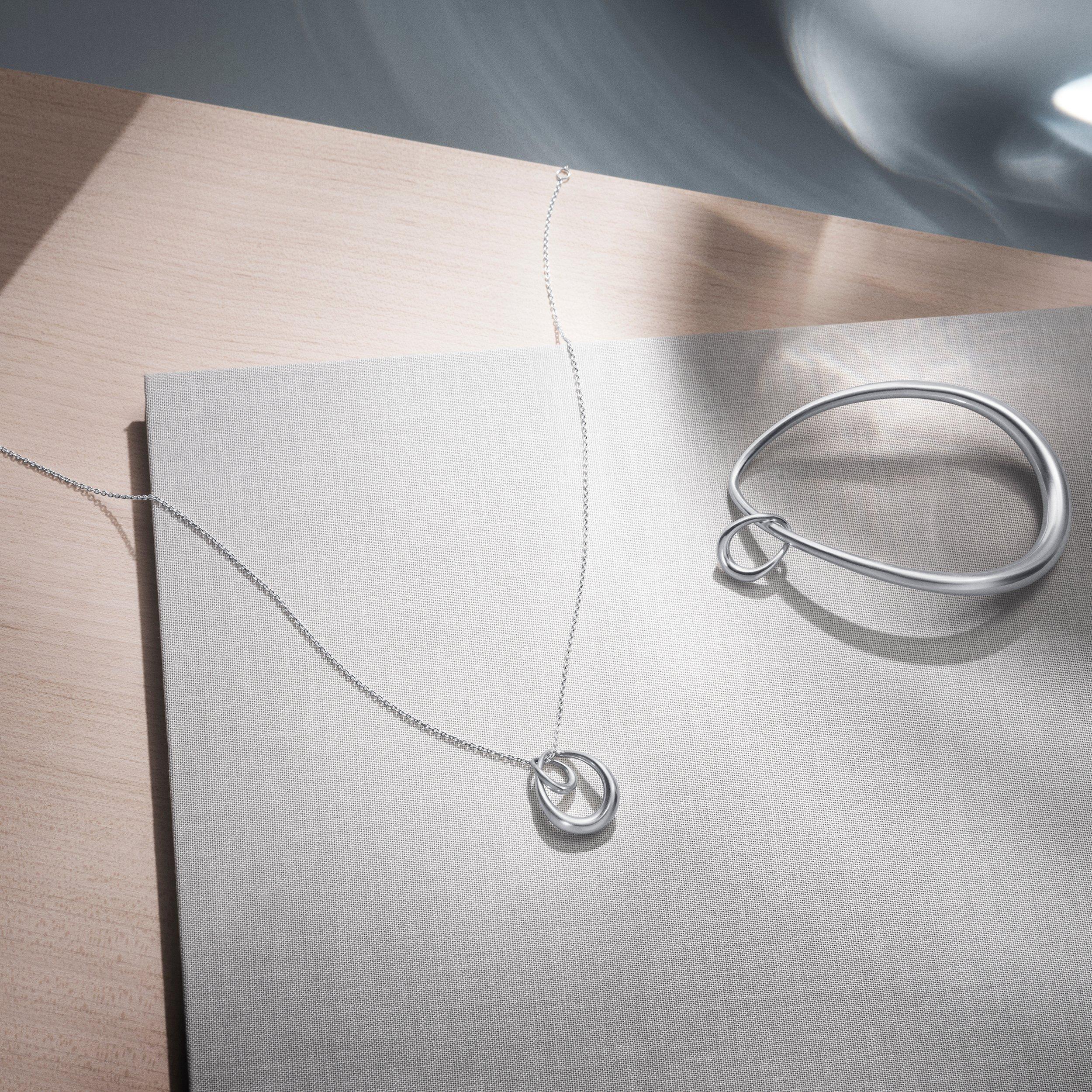 Georg Jensen Offspring pendant silver necklace (British brand)