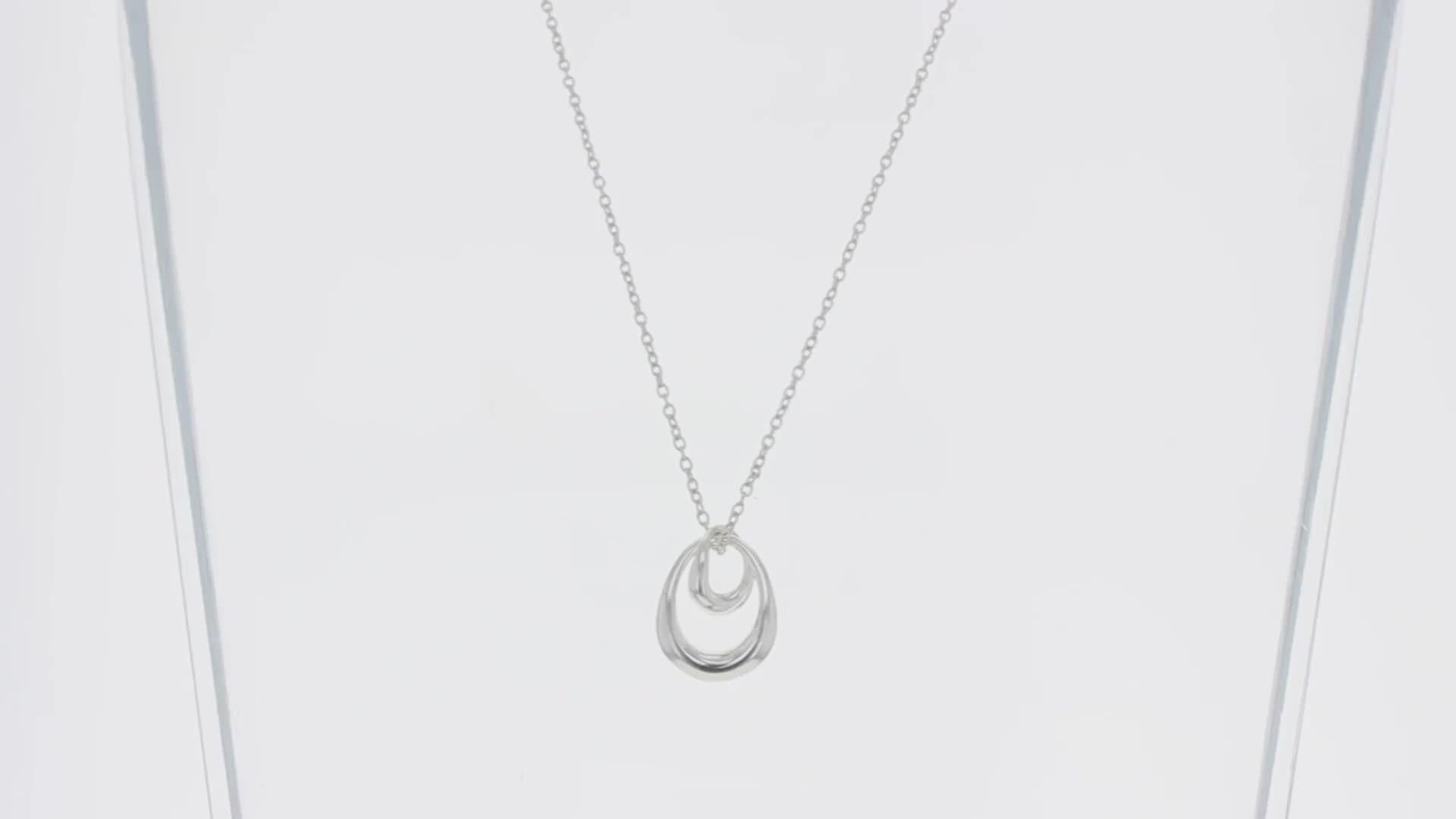 Georg Jensen Offspring pendant silver necklace (British brand)