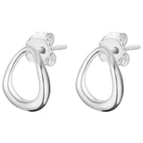 Georg Jensen Offspring sterling silver post earrings, imported from the UK