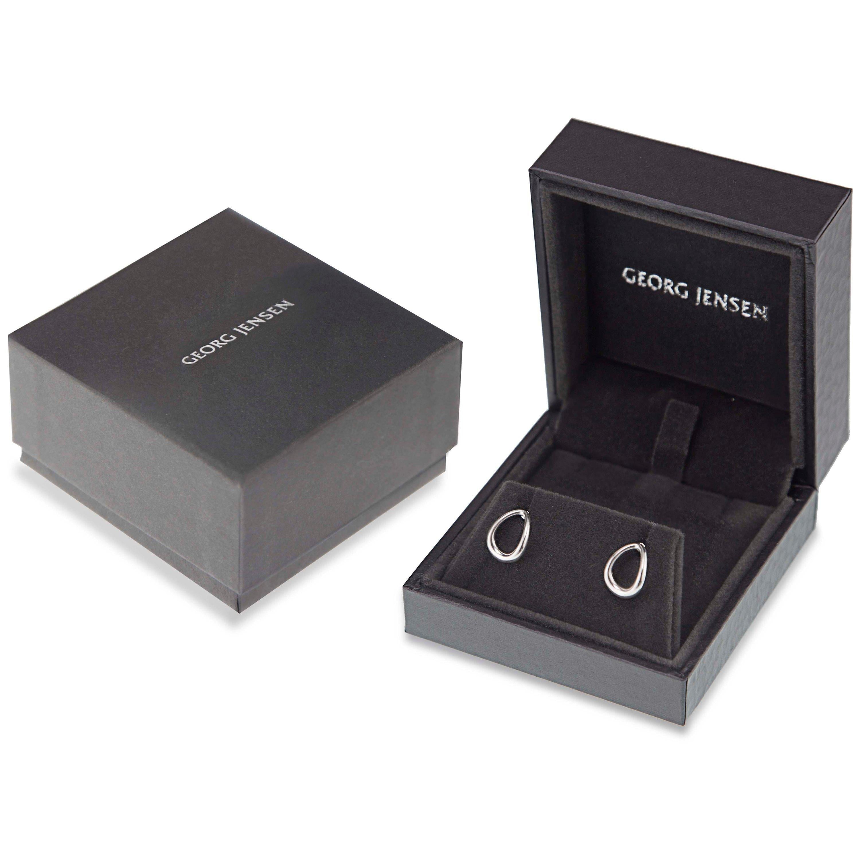 Georg Jensen Offspring sterling silver post earrings, imported from the UK