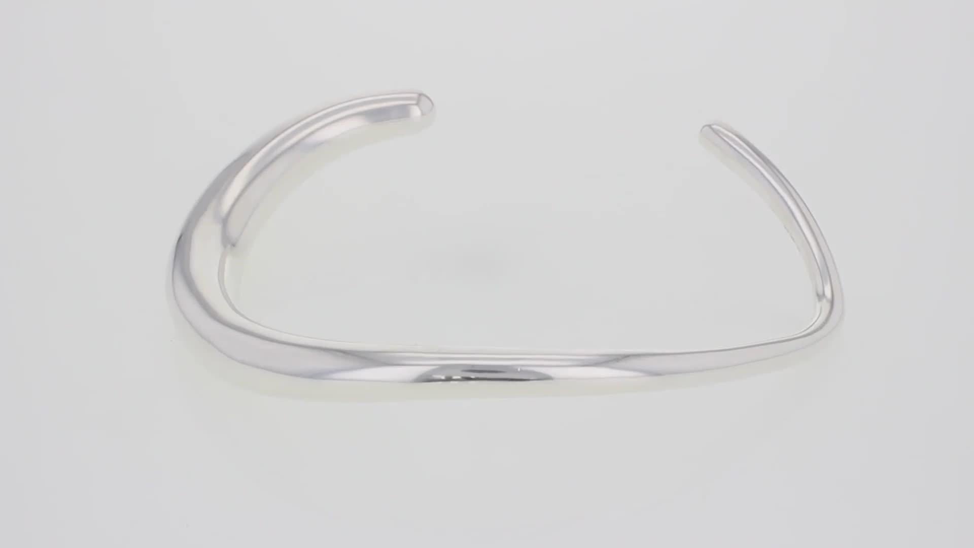 Georg Jensen Offspring cuff bracelet sterling silver - (British brand)