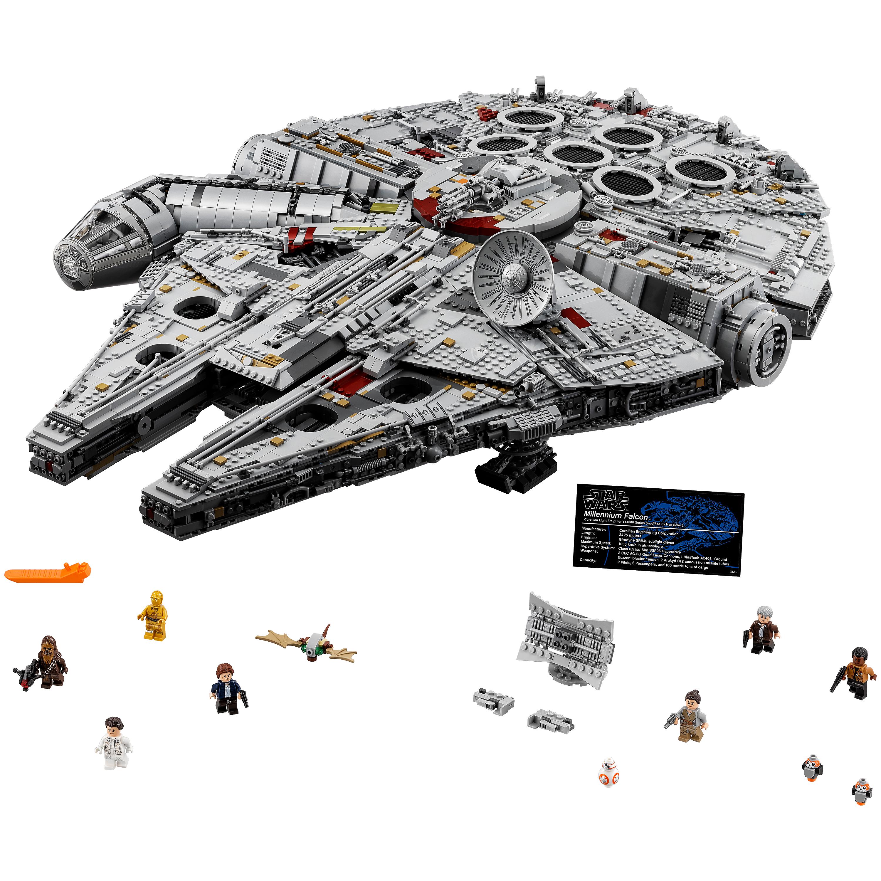 Lego Star Wars Ultimate Collector Series Millennium Falcon building set, UK version