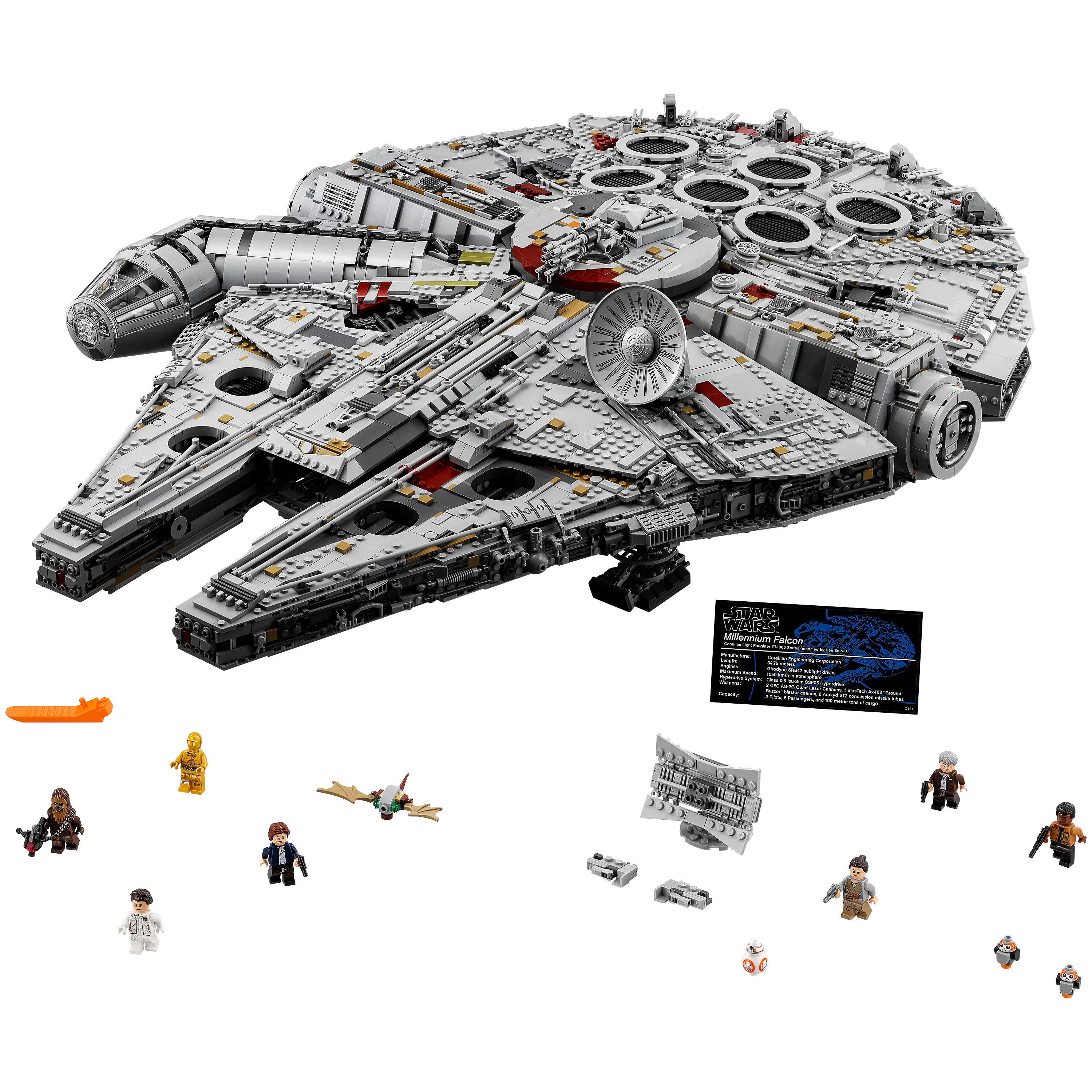 Lego Star Wars Ultimate Collector Series Millennium Falcon building set, UK version