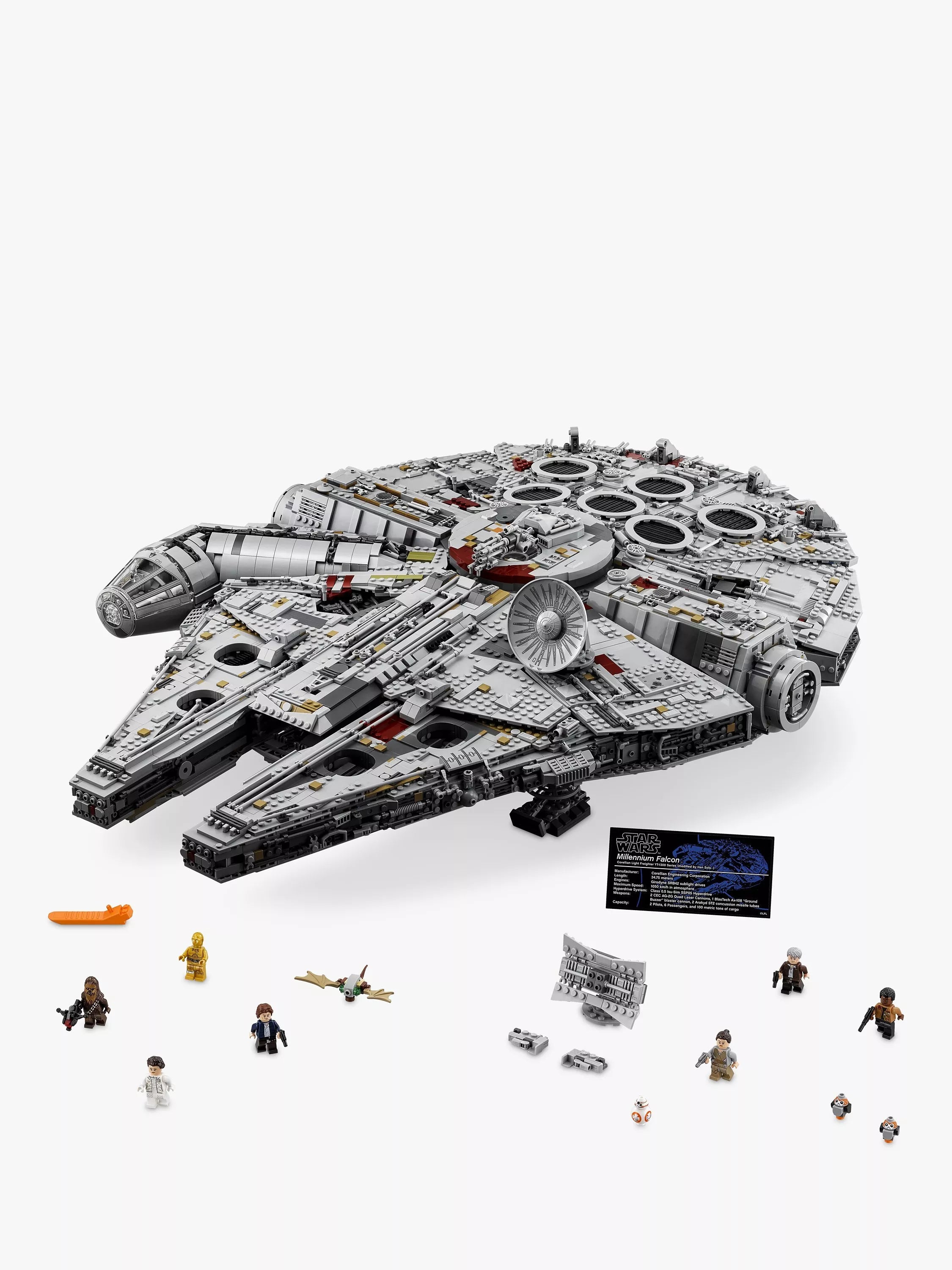 Lego Star Wars Ultimate Collector Series Millennium Falcon building set, UK version