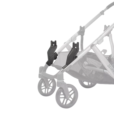 Nedre adapter for barnevognsbagger og bilseter
