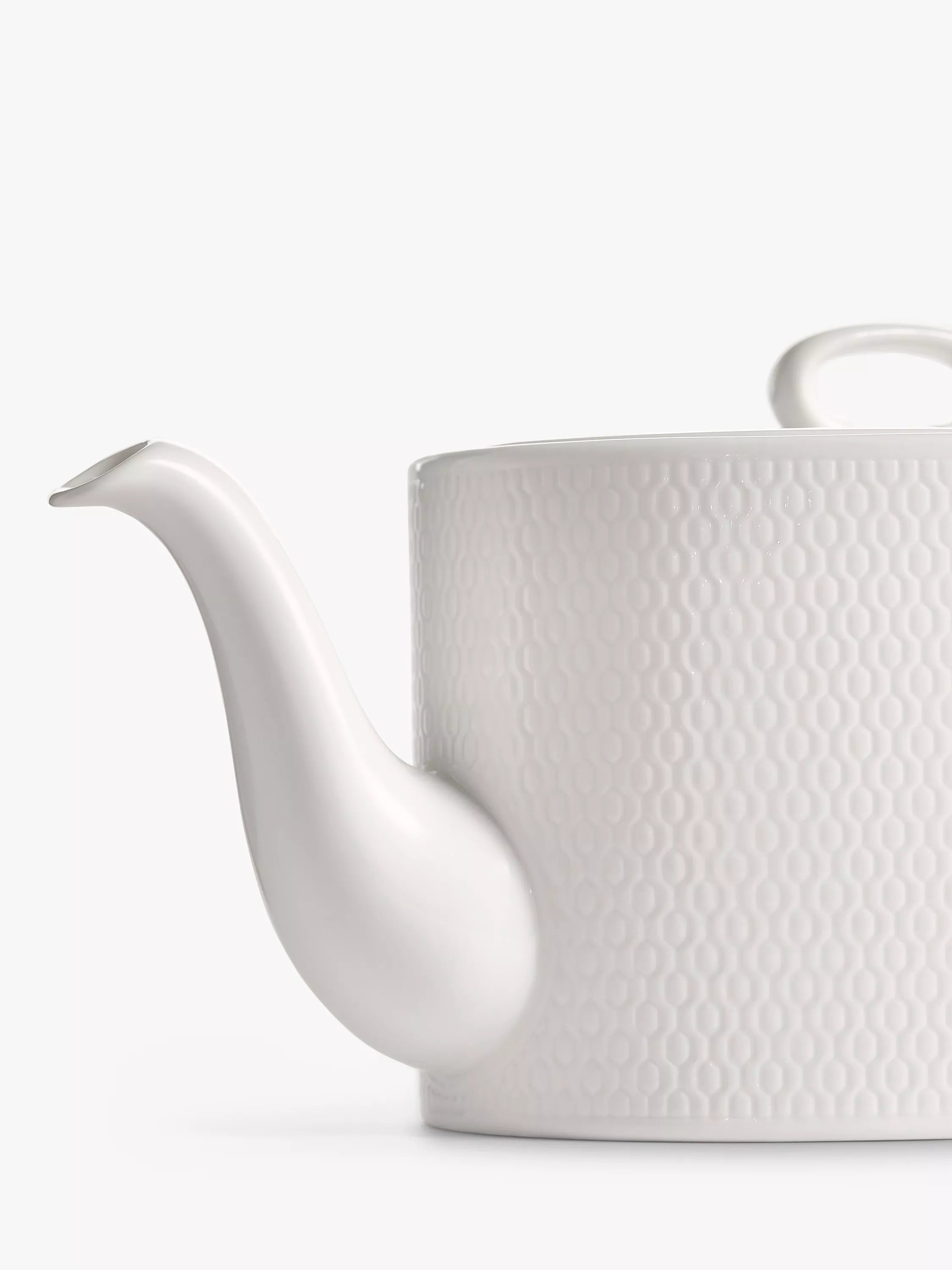 Wedgwood Gio bone china teapot 1L white (British brand)