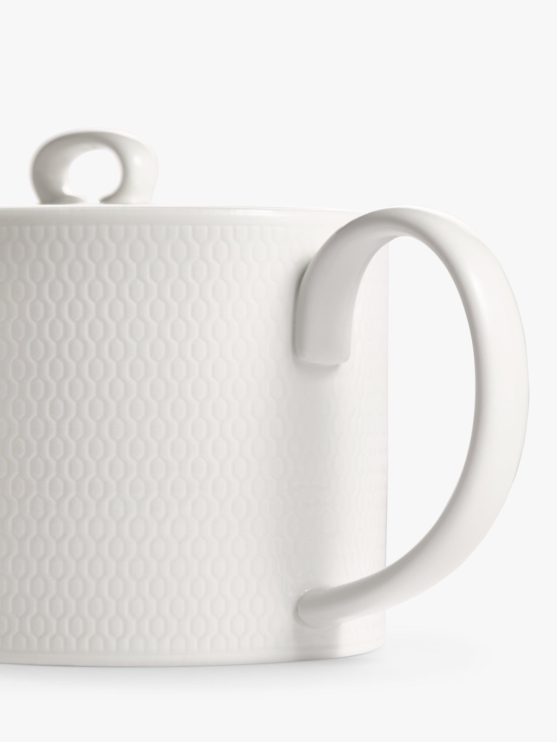 Wedgwood Gio bone china teapot 1L white (British brand)