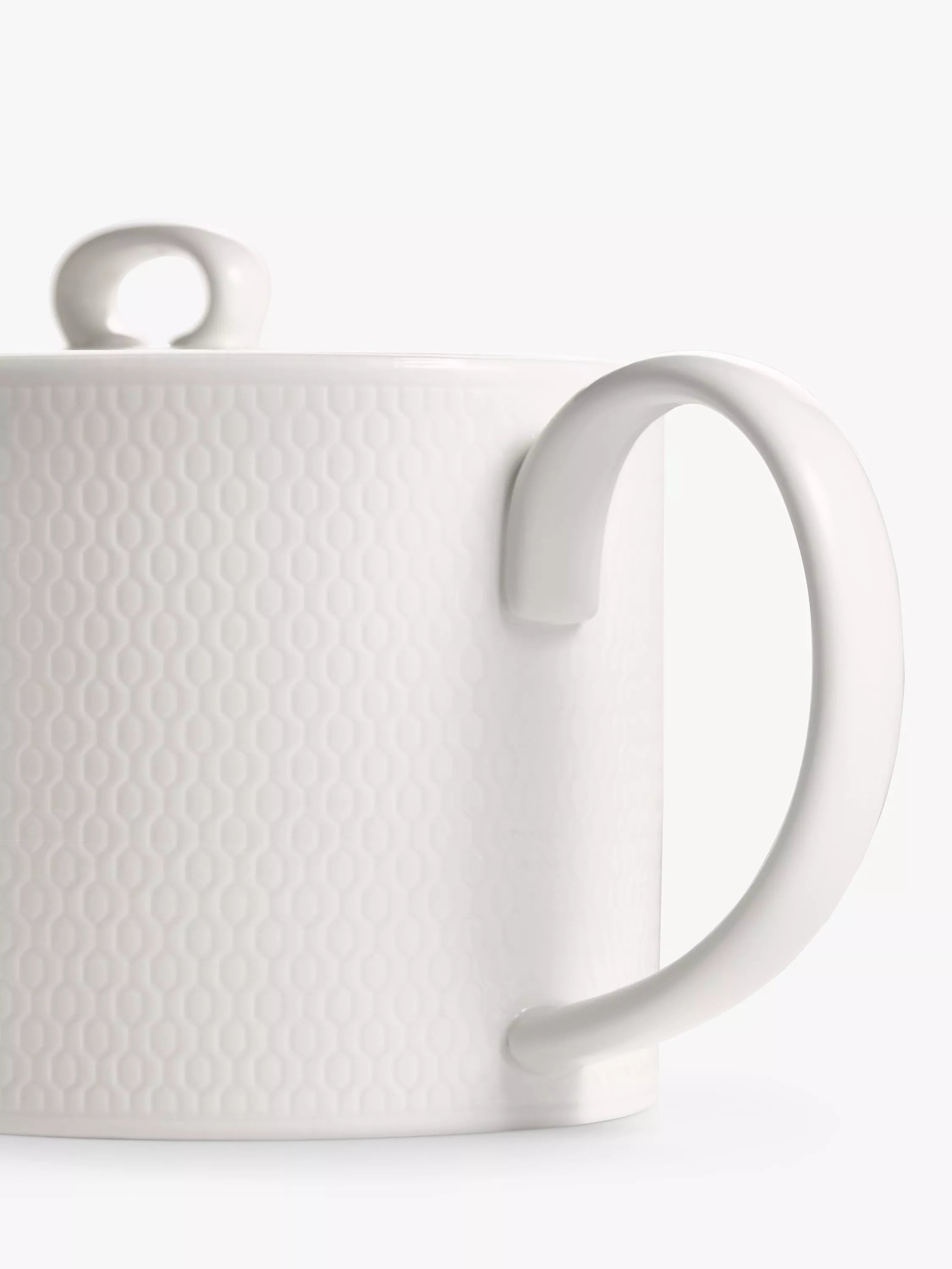 Wedgwood Gio bone china teapot 1L white (British brand)