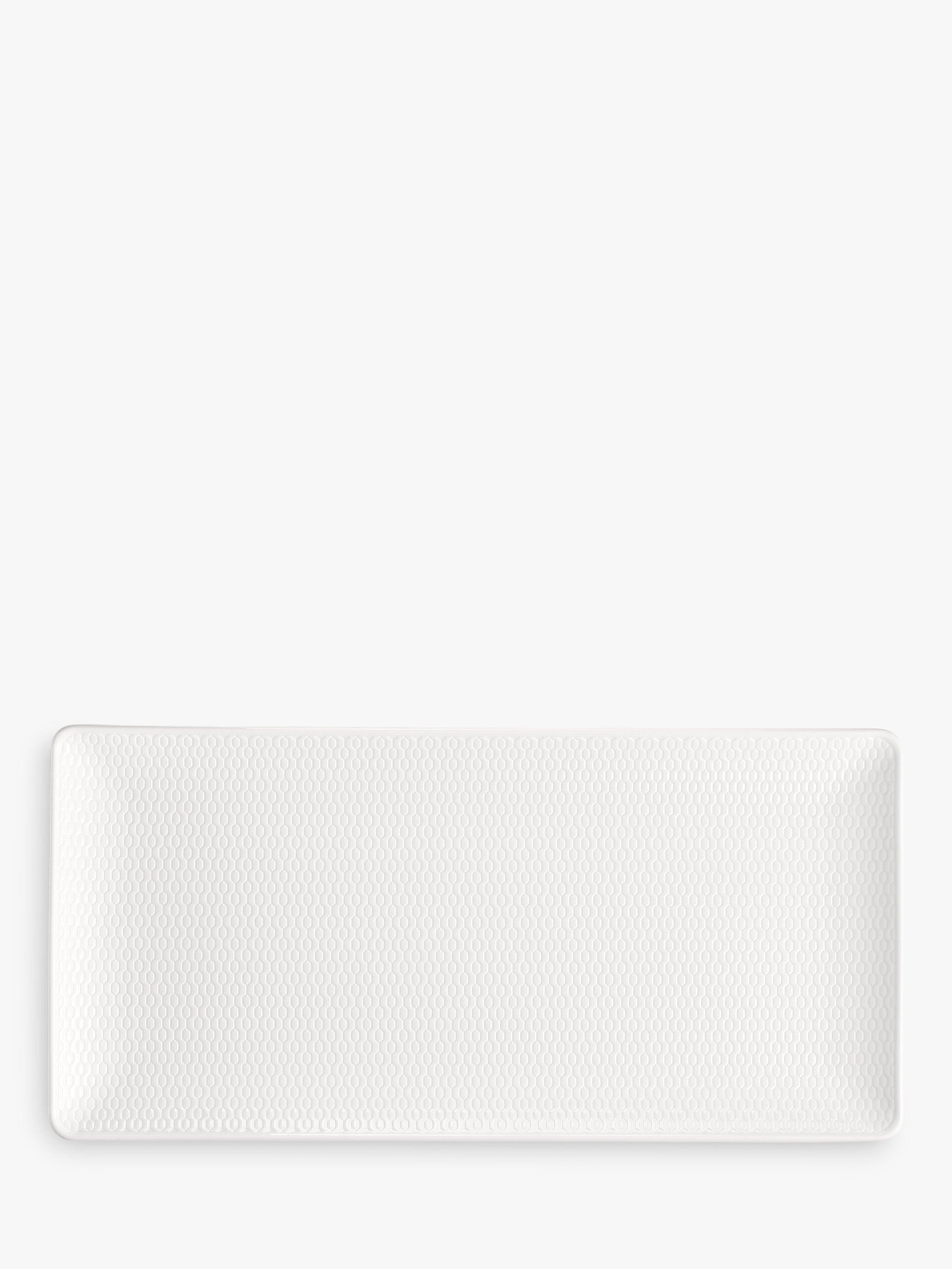 Wedgwood Gio rectangular serving dish 32cm white, imported from the UK