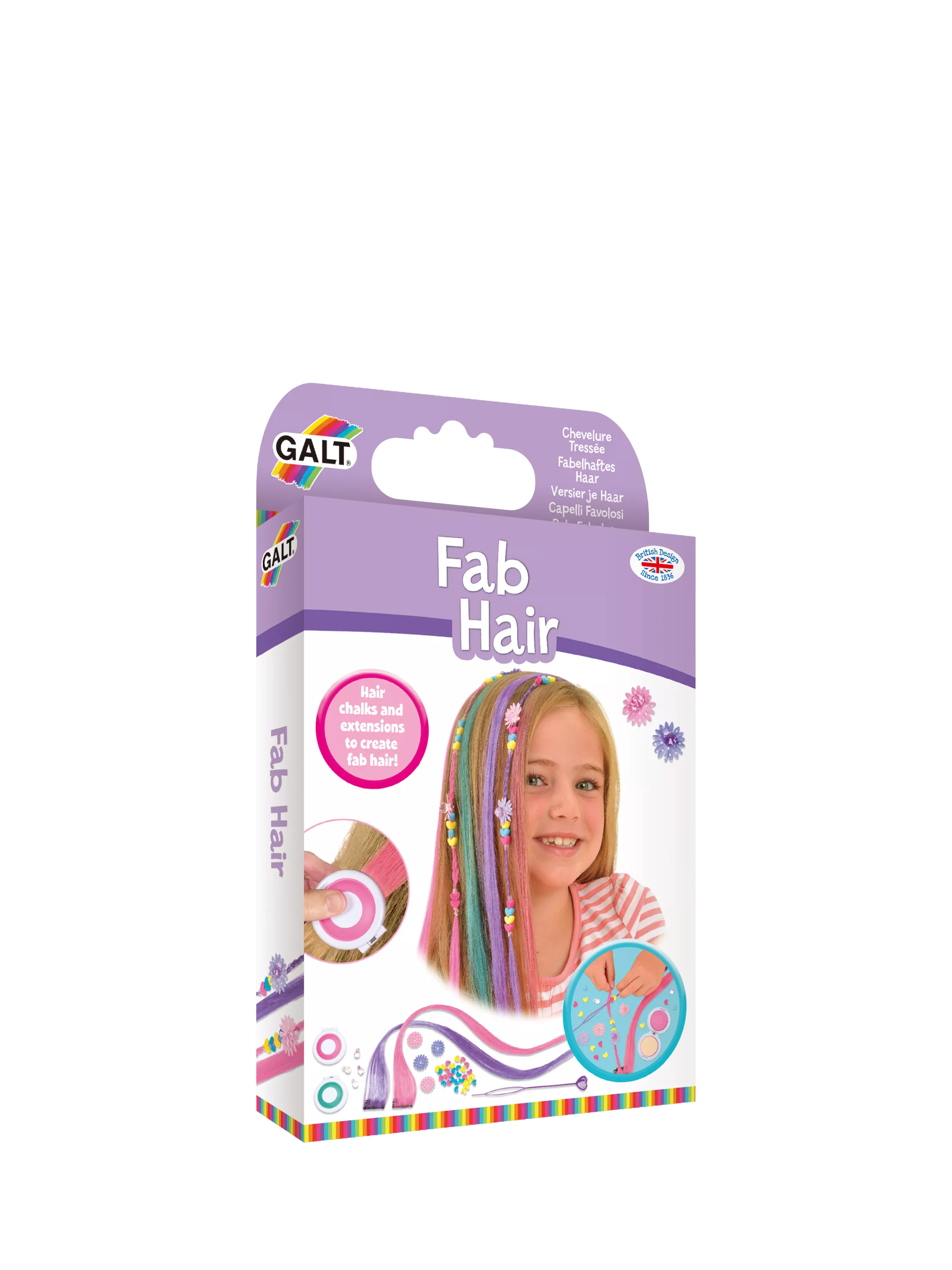 Galt hair extension and chalks kit, UK version