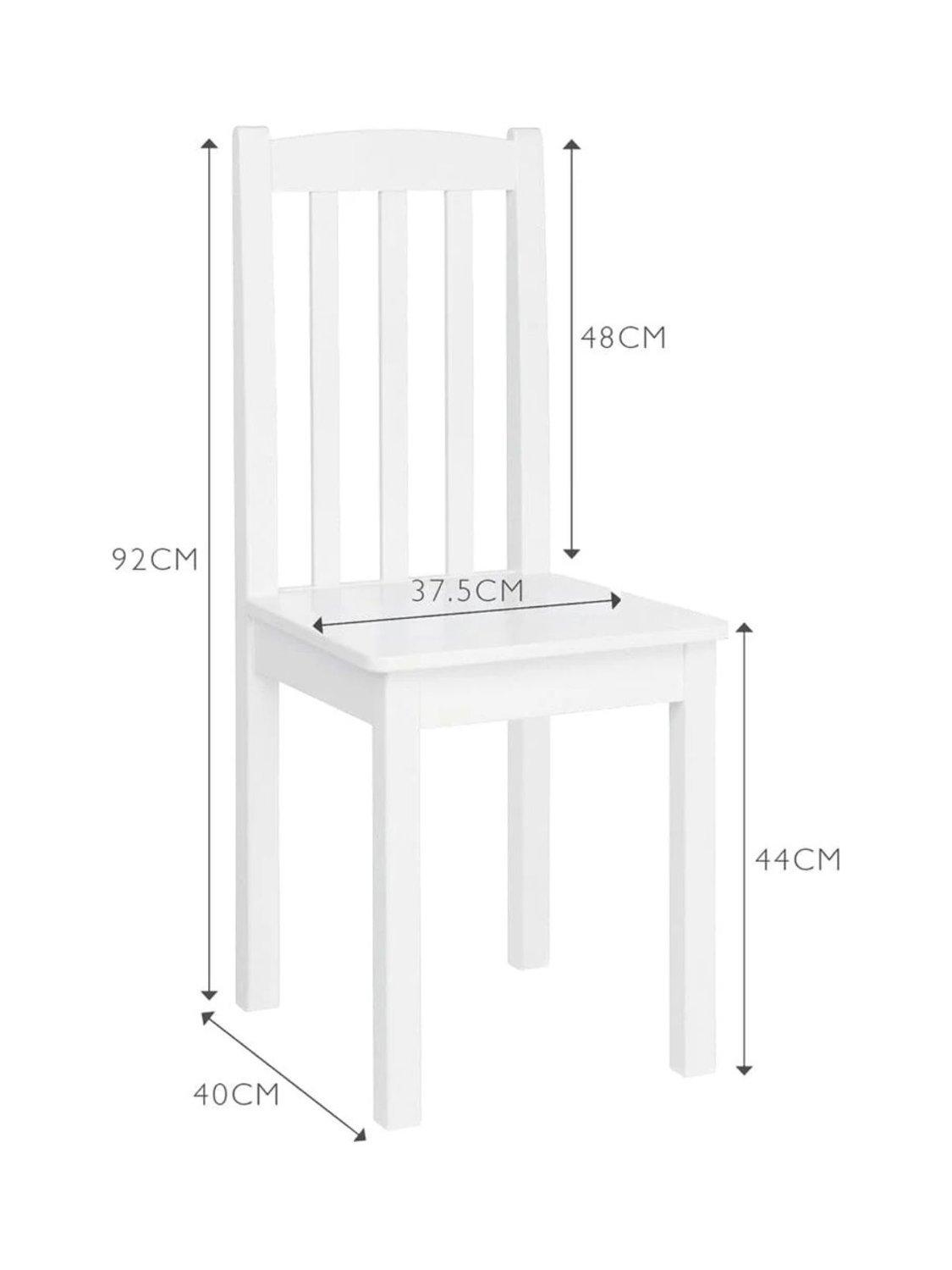 Great Little Trading Co Nelson white desk chair (British brand)