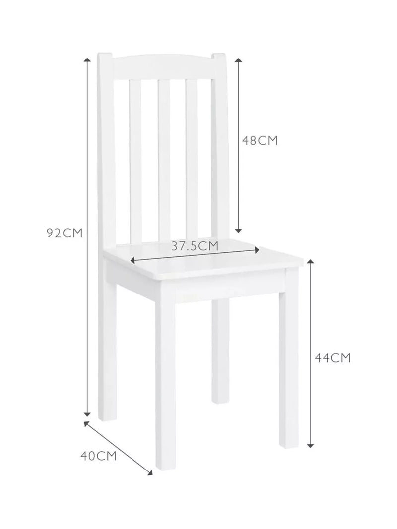 Great Little Trading Co Nelson white desk chair (British brand)