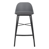 John Lewis Whistler bar stool with fabric seat and metal frame (British brand)