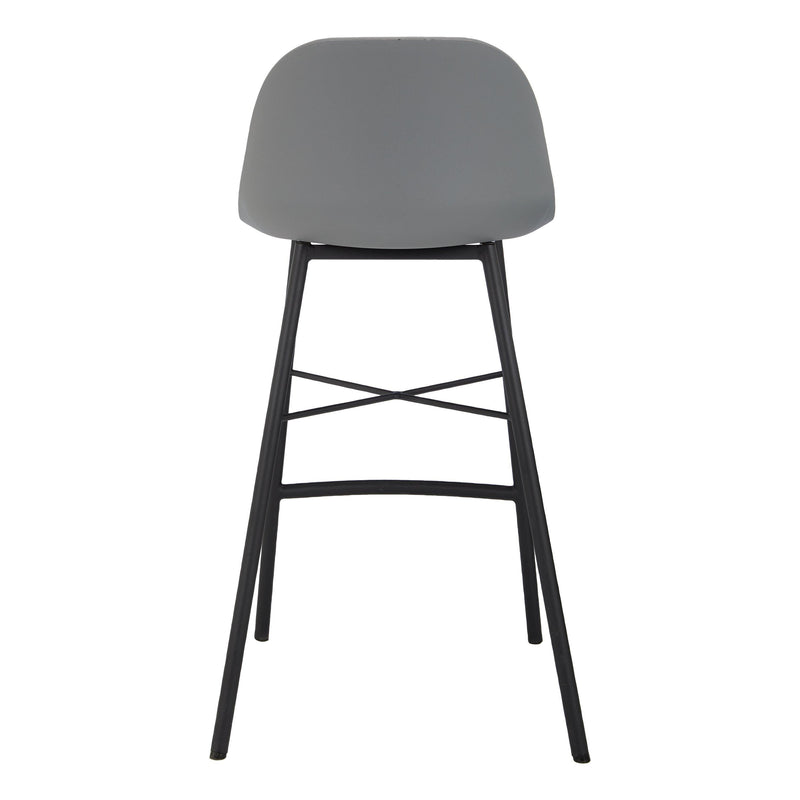 John Lewis Whistler bar stool with fabric seat and metal frame (British brand)