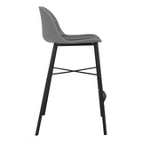 John Lewis Whistler bar stool with fabric seat and metal frame (British brand)
