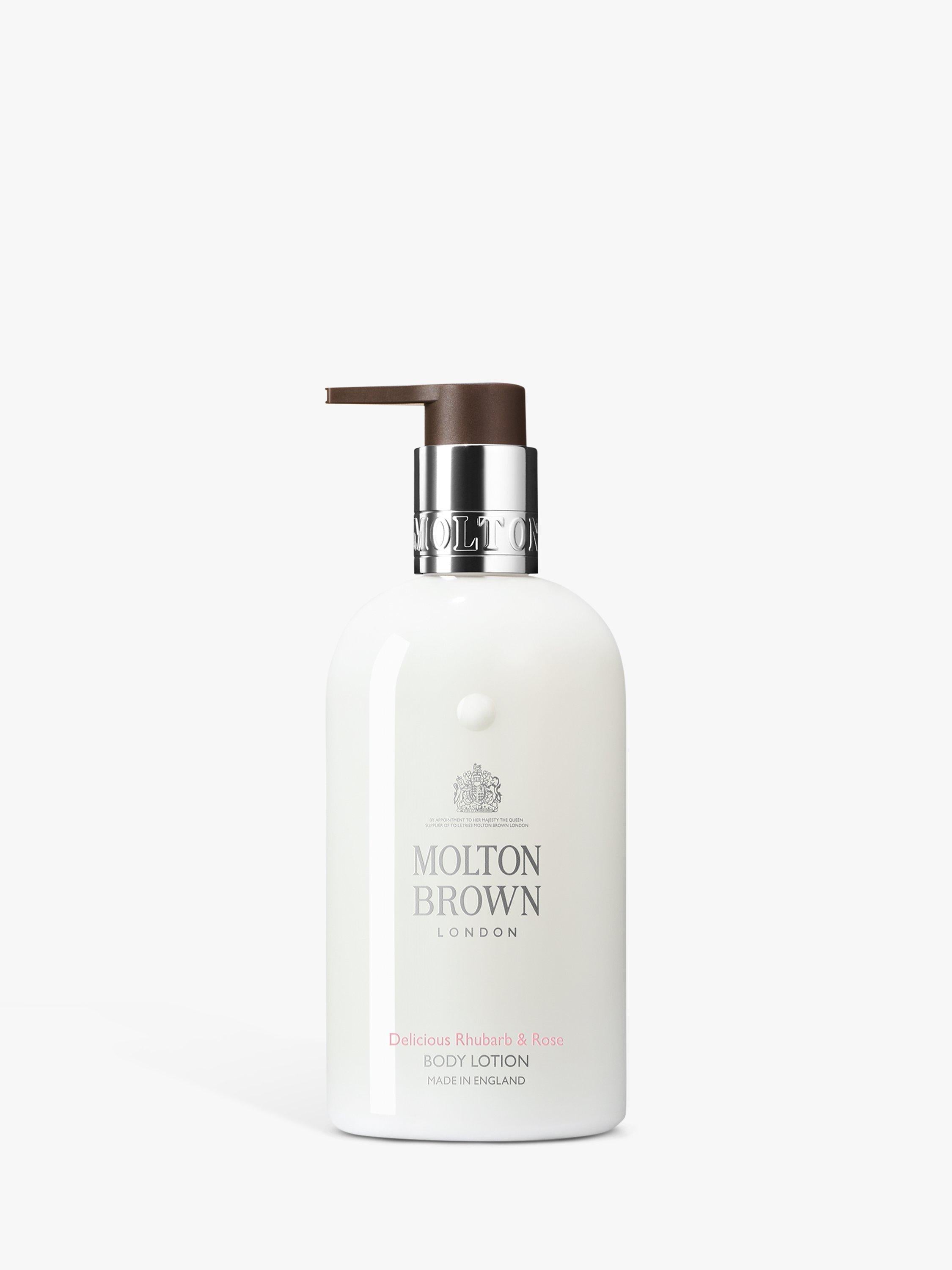 Molton Brown body lotion Delicious Rhubarb & Rose 300ml, imported from the UK