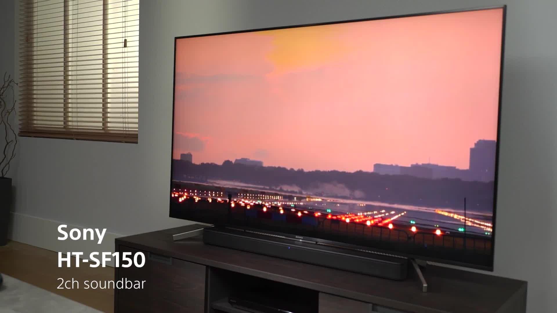 Sony HT-SF150 Bluetooth all-in-one soundbar black - British product
