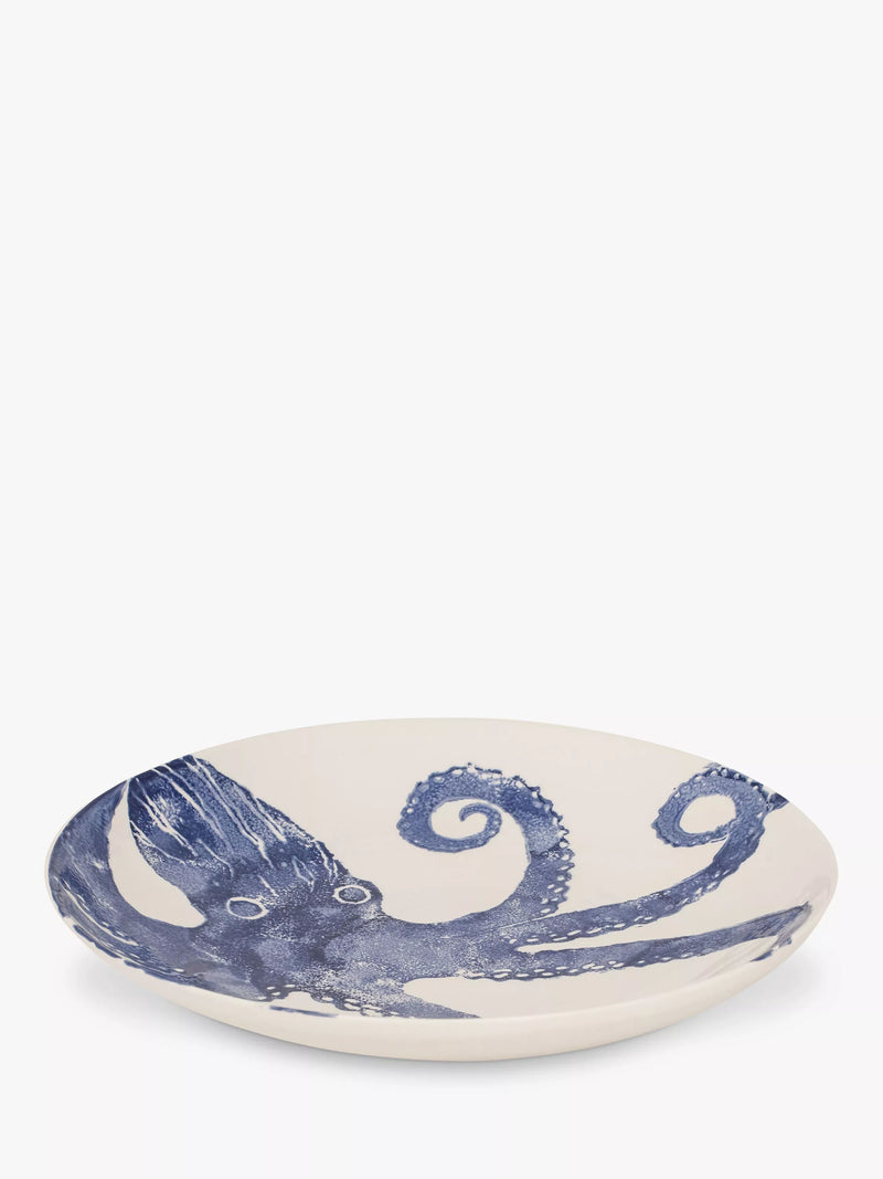 BlissHome Creatures octopus serving bowl blue 39cm - British product