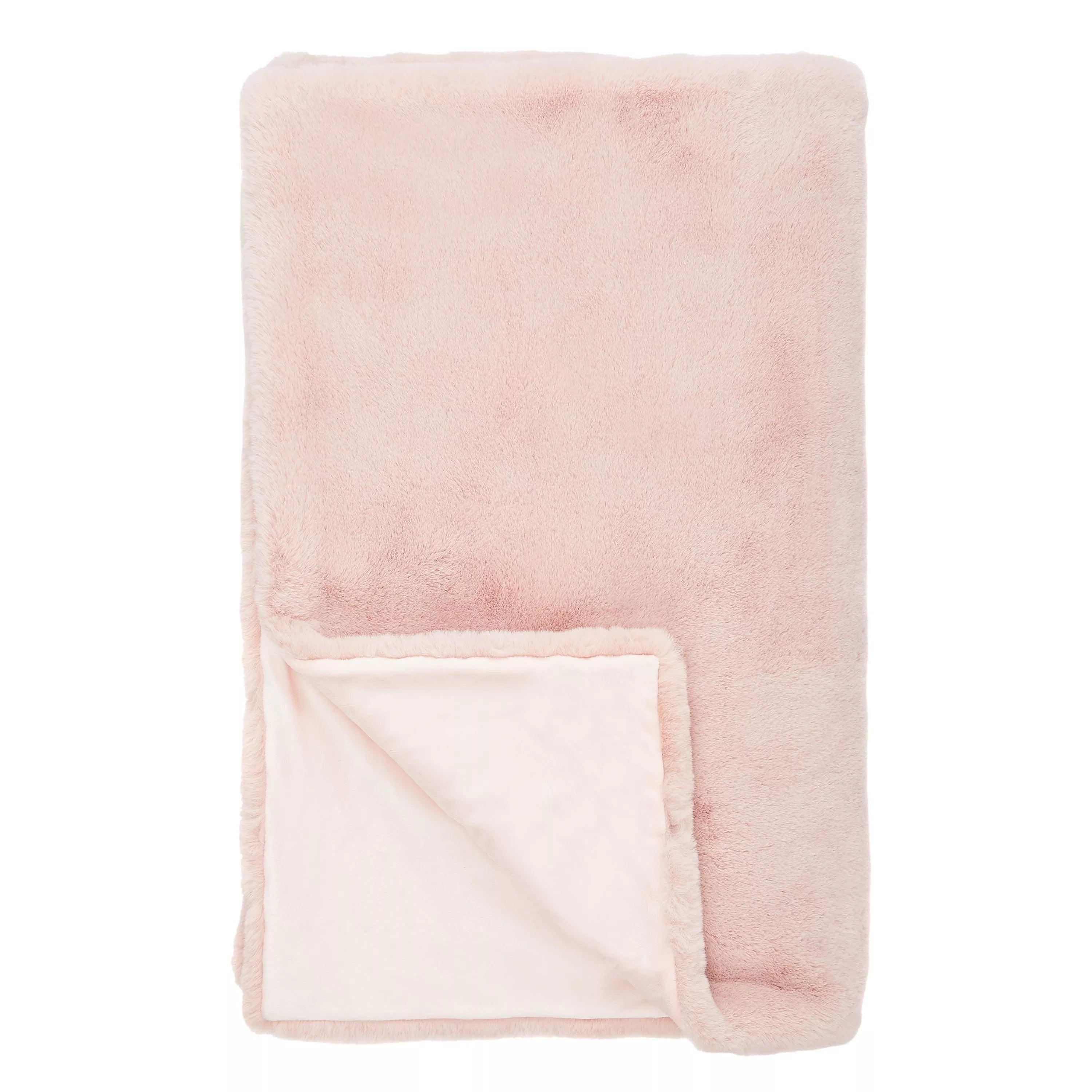 John Lewis Faux Fur Throw 200 x 150cm