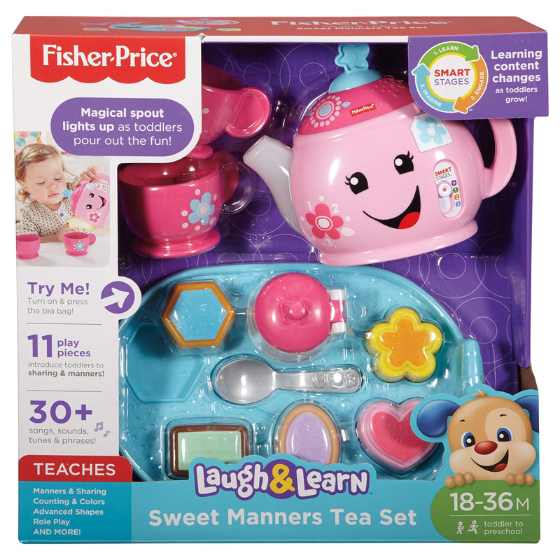 Interactive Light-Up Tea Set for Toddlers with Educational Songs