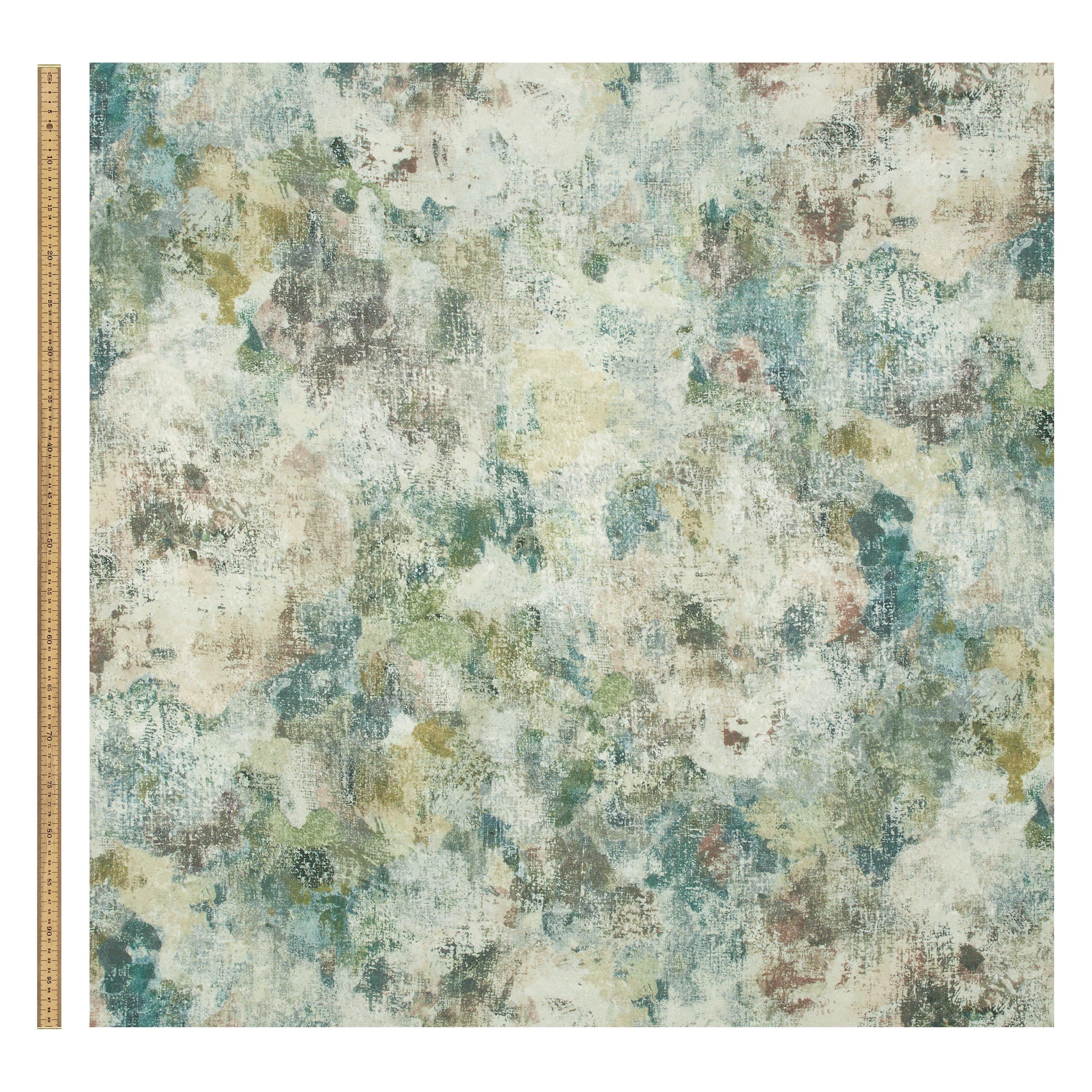 John Lewis Giverny abstract floral furnishing fabric multi (British brand)