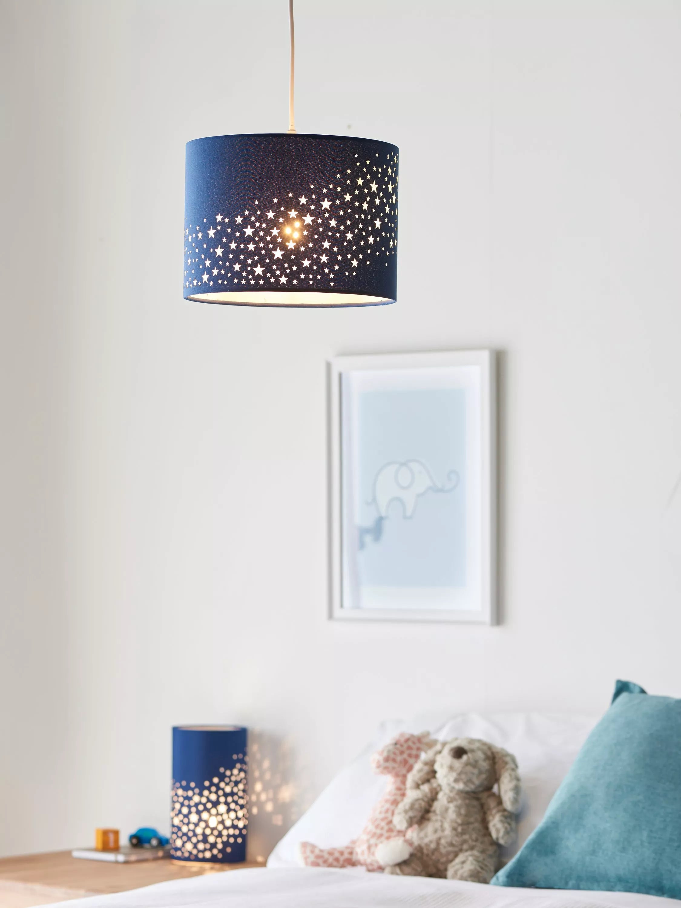 John Lewis Stardust lampshade star pattern, UK version