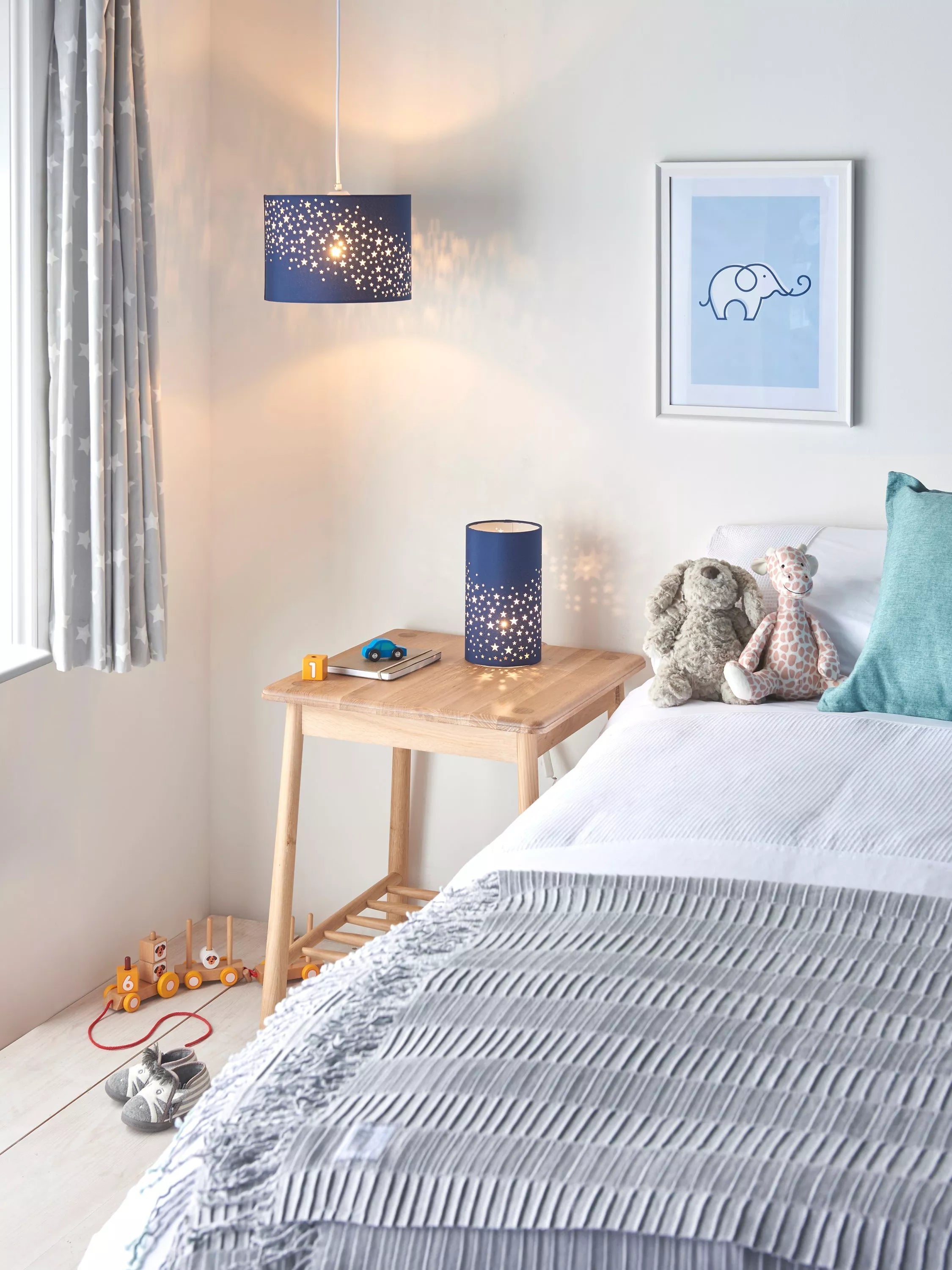 John Lewis Stardust lampshade star pattern, UK version