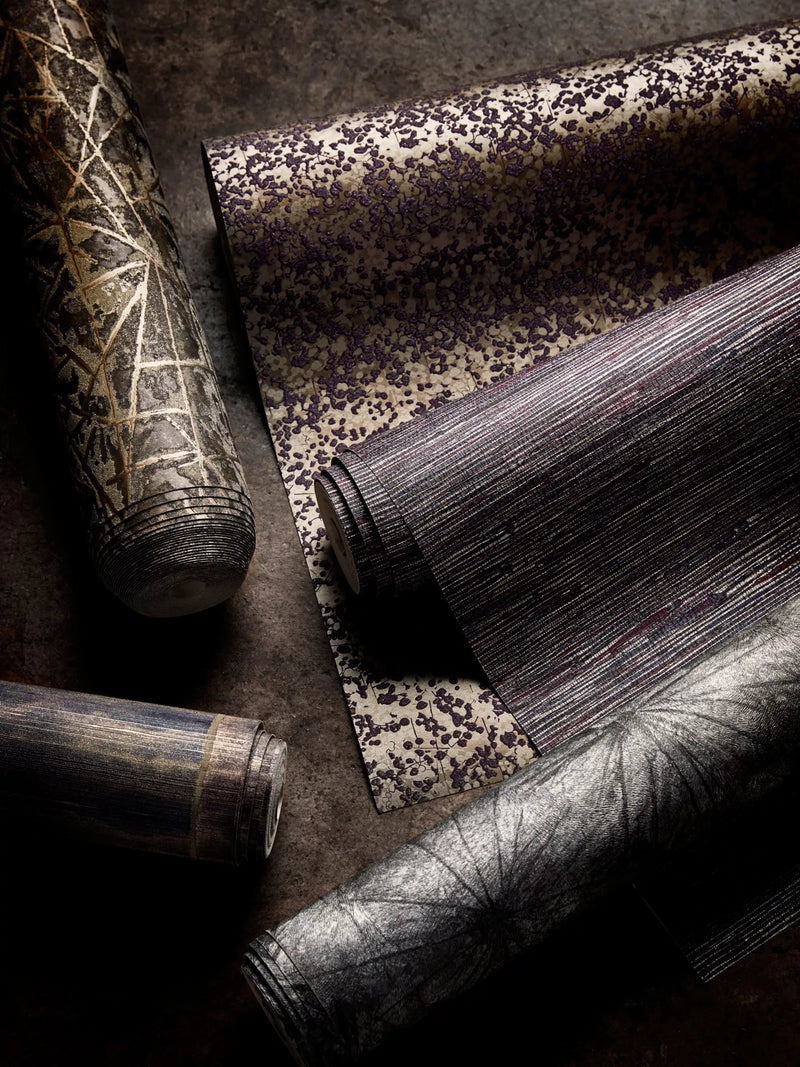 Harlequin Shatter metallic crackle glass wallpaper roll - British product