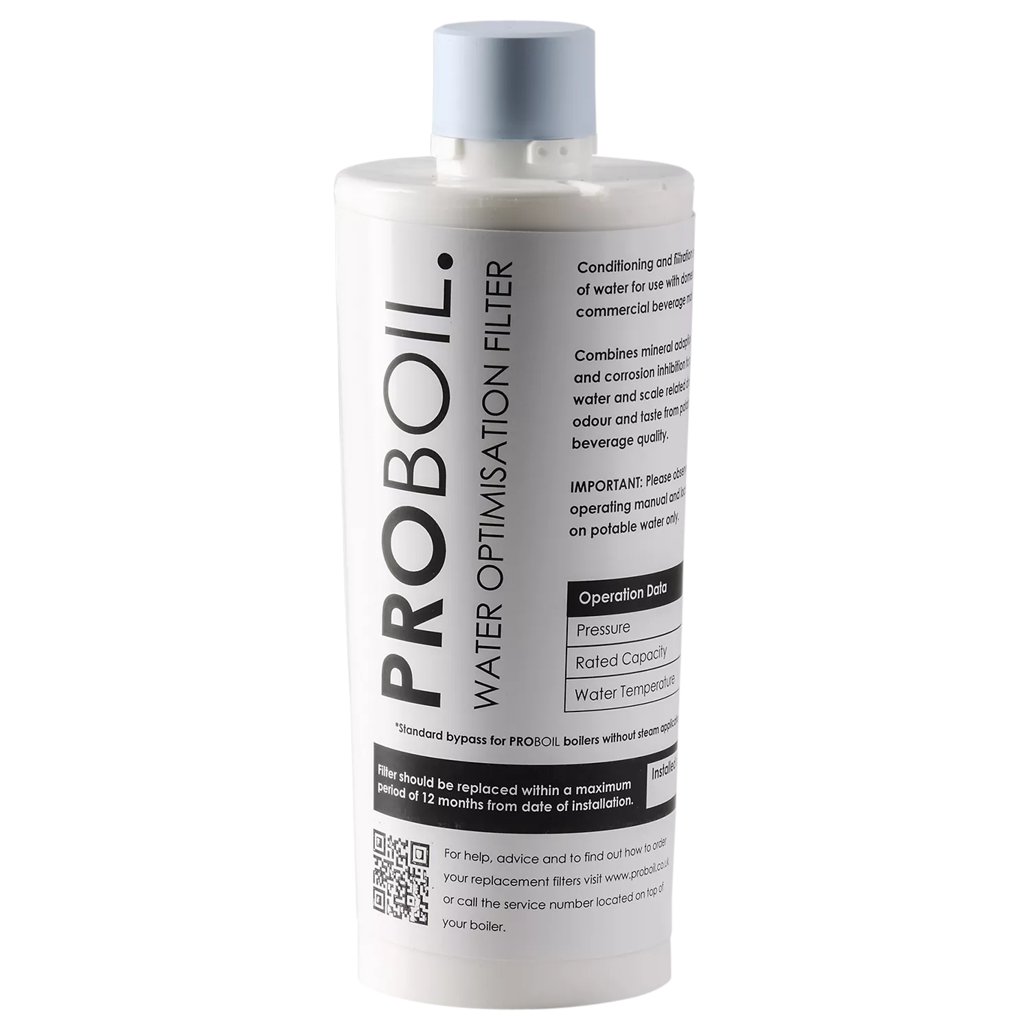 Abode 4-in-1 water filter cartridge Proboil 3 replacement - British product