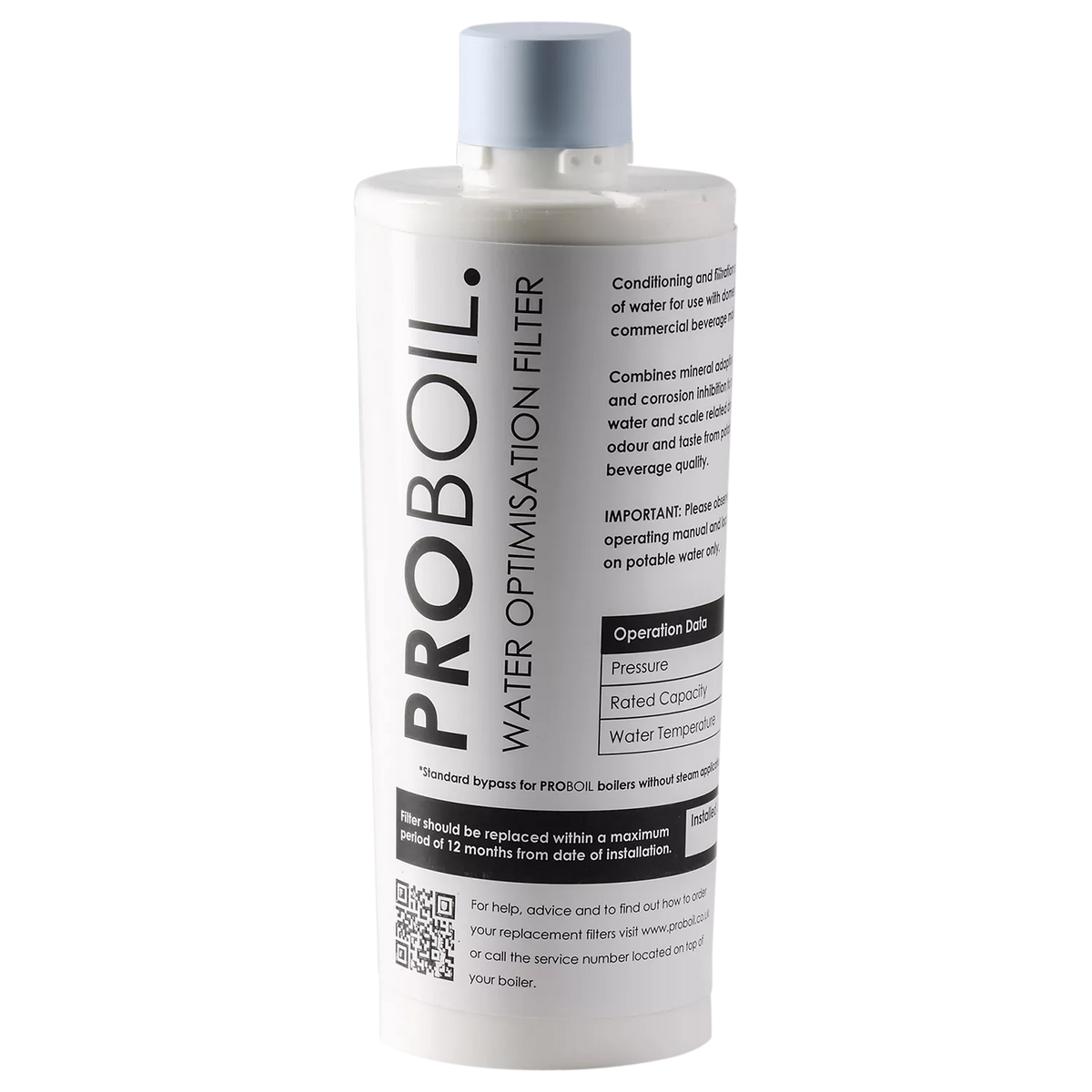 Abode 4-in-1 water filter cartridge Proboil 3 replacement - British product