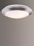John Lewis Kara Flush Ceiling Light chrome effect - British product