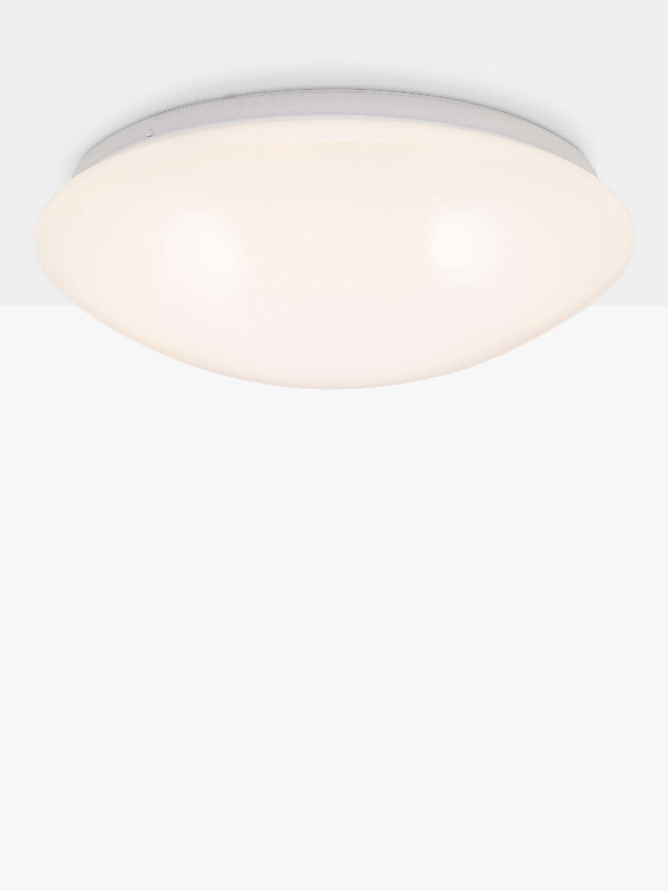 John Lewis LED flush ceiling light white, imported from the UK