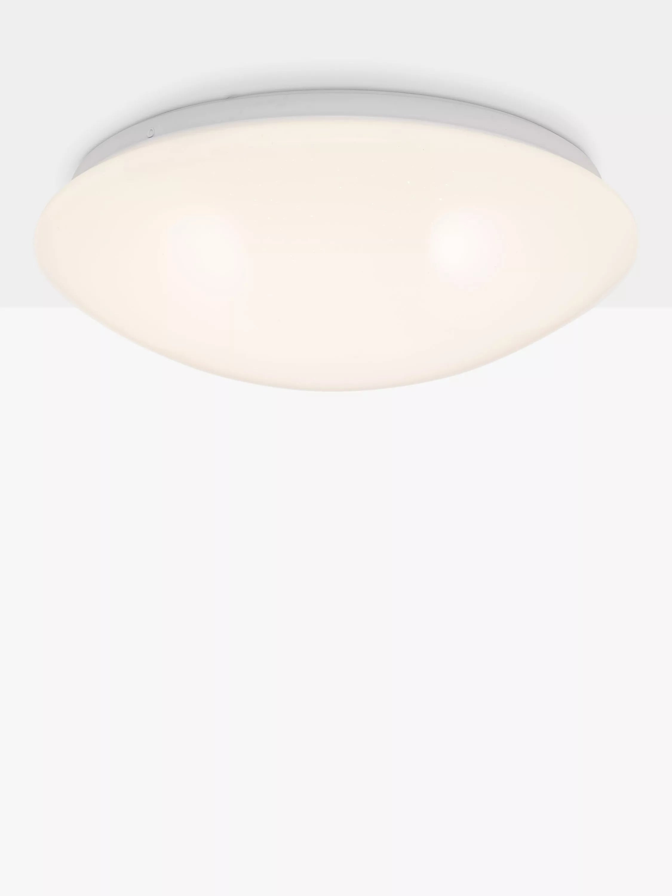 John Lewis LED flush ceiling light white, imported from the UK
