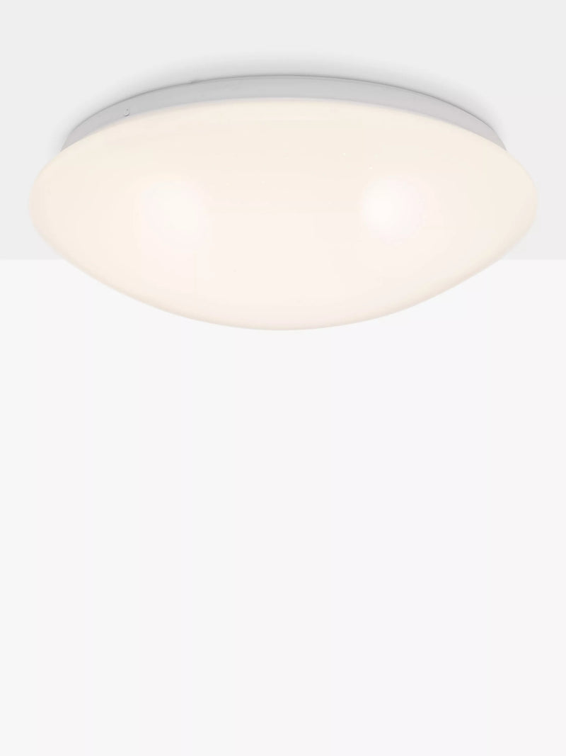 John Lewis LED flush ceiling light white, imported from the UK