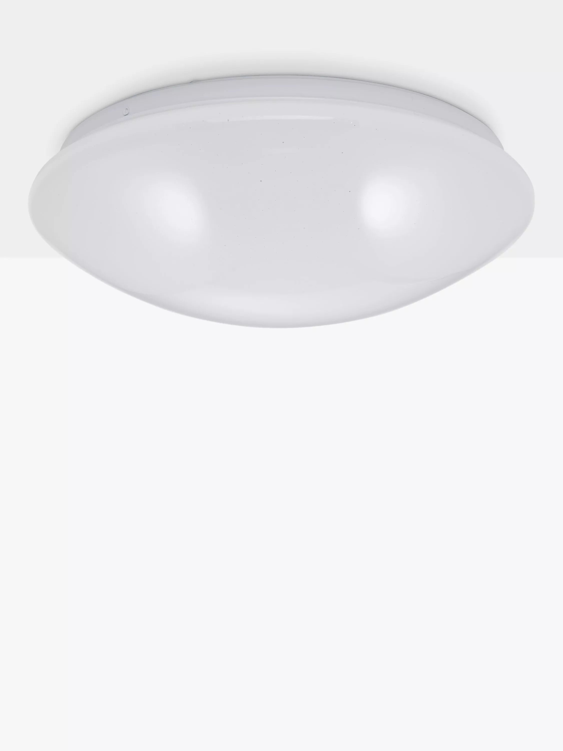 John Lewis LED flush ceiling light white, imported from the UK