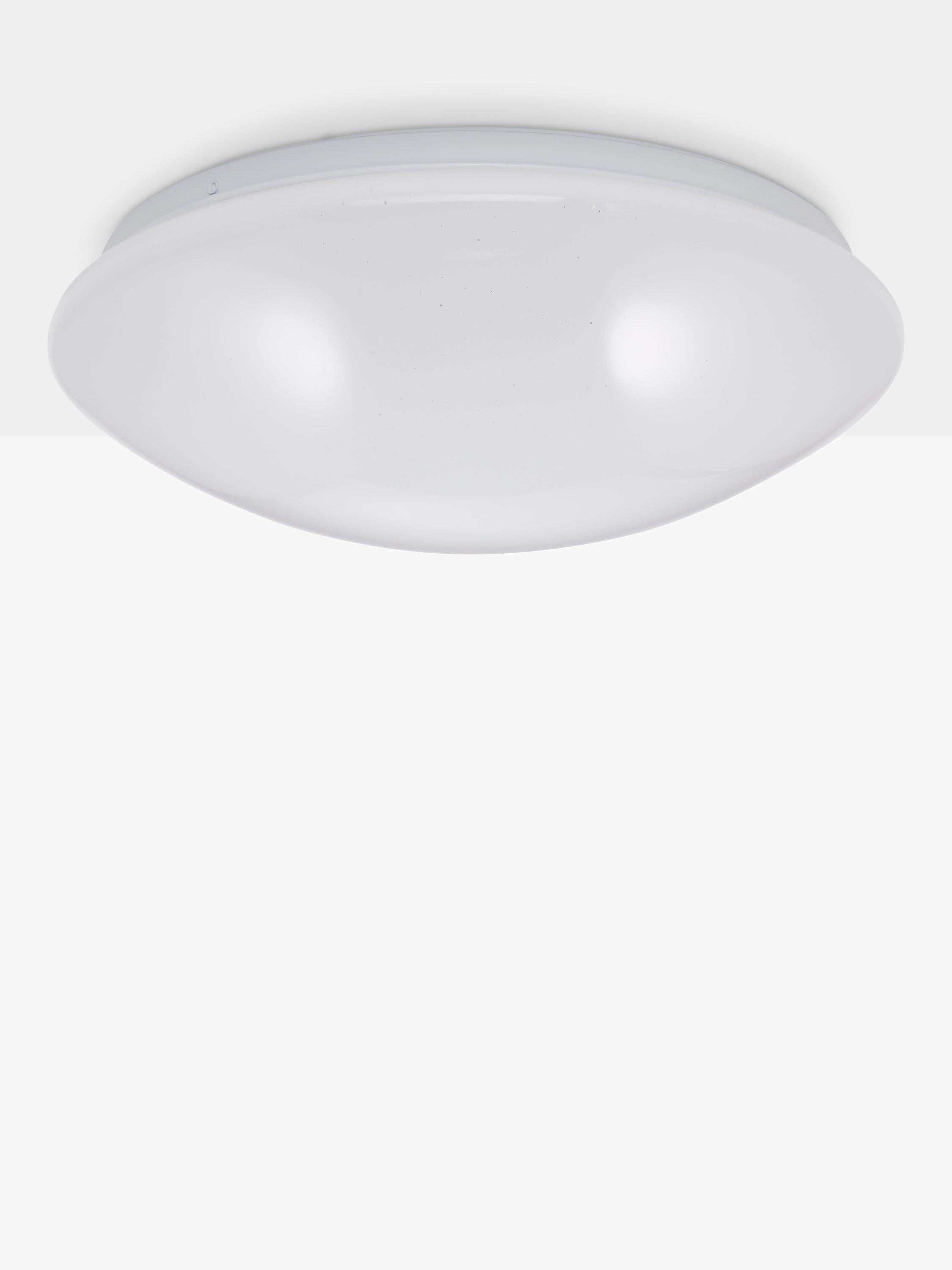 John Lewis LED flush ceiling light white, imported from the UK