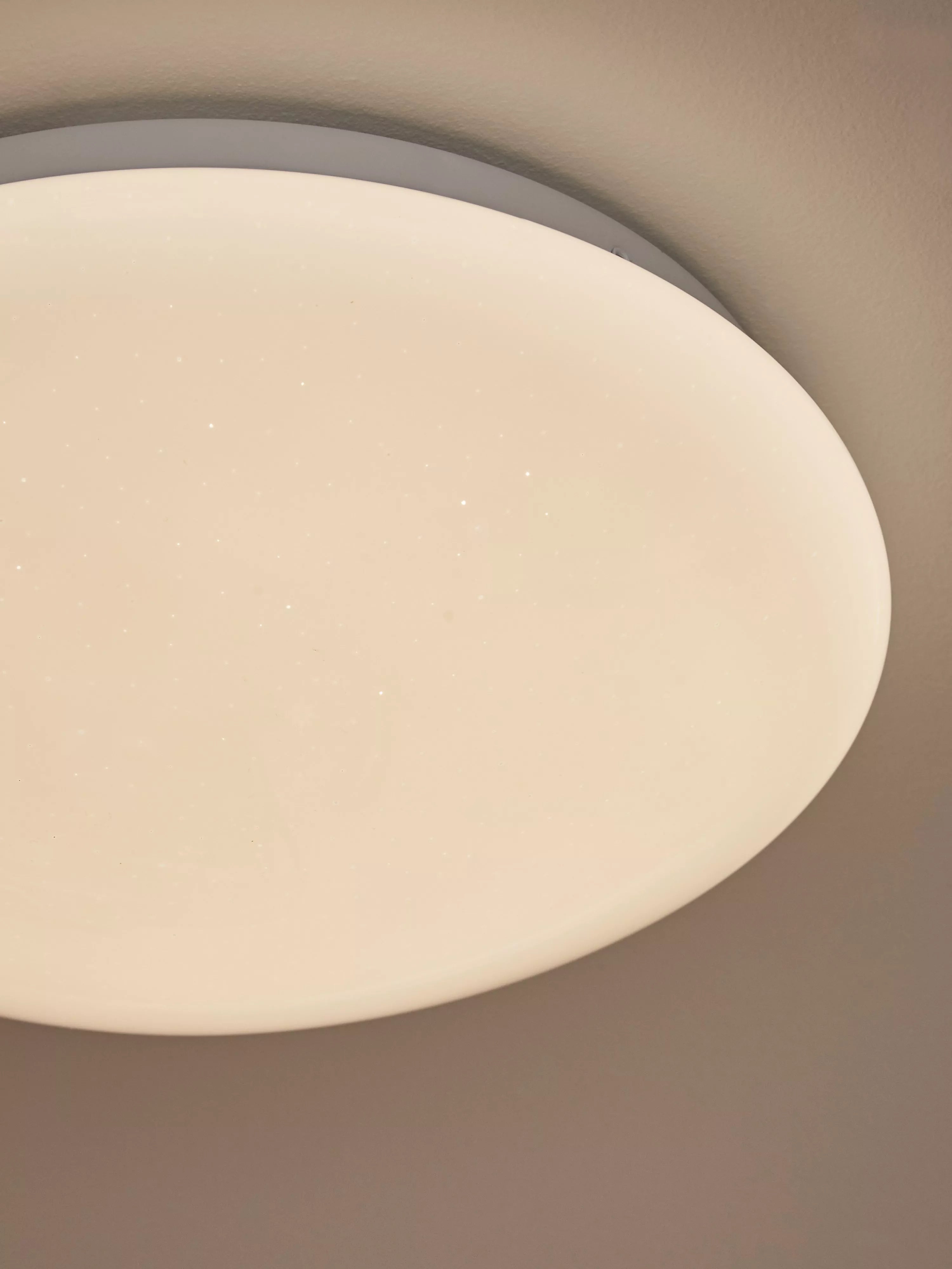 John Lewis LED flush ceiling light white, imported from the UK