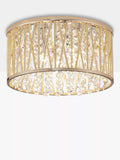 John Lewis crystal ceiling light with beads and chrome (British brand)