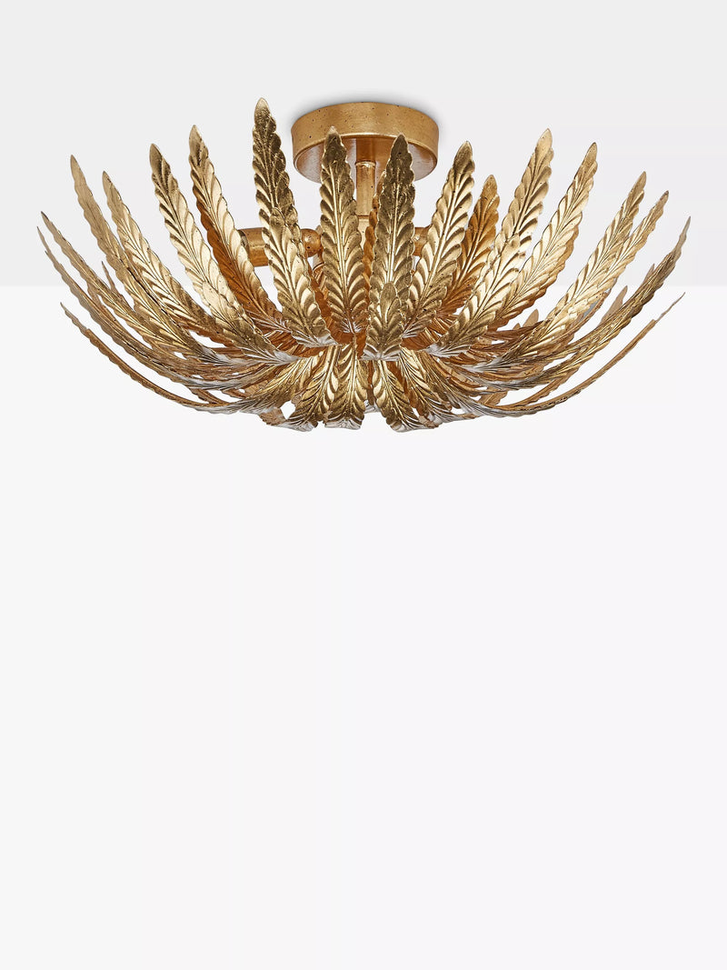 John Lewis Montserrat leaf ceiling light semi flush (British brand)