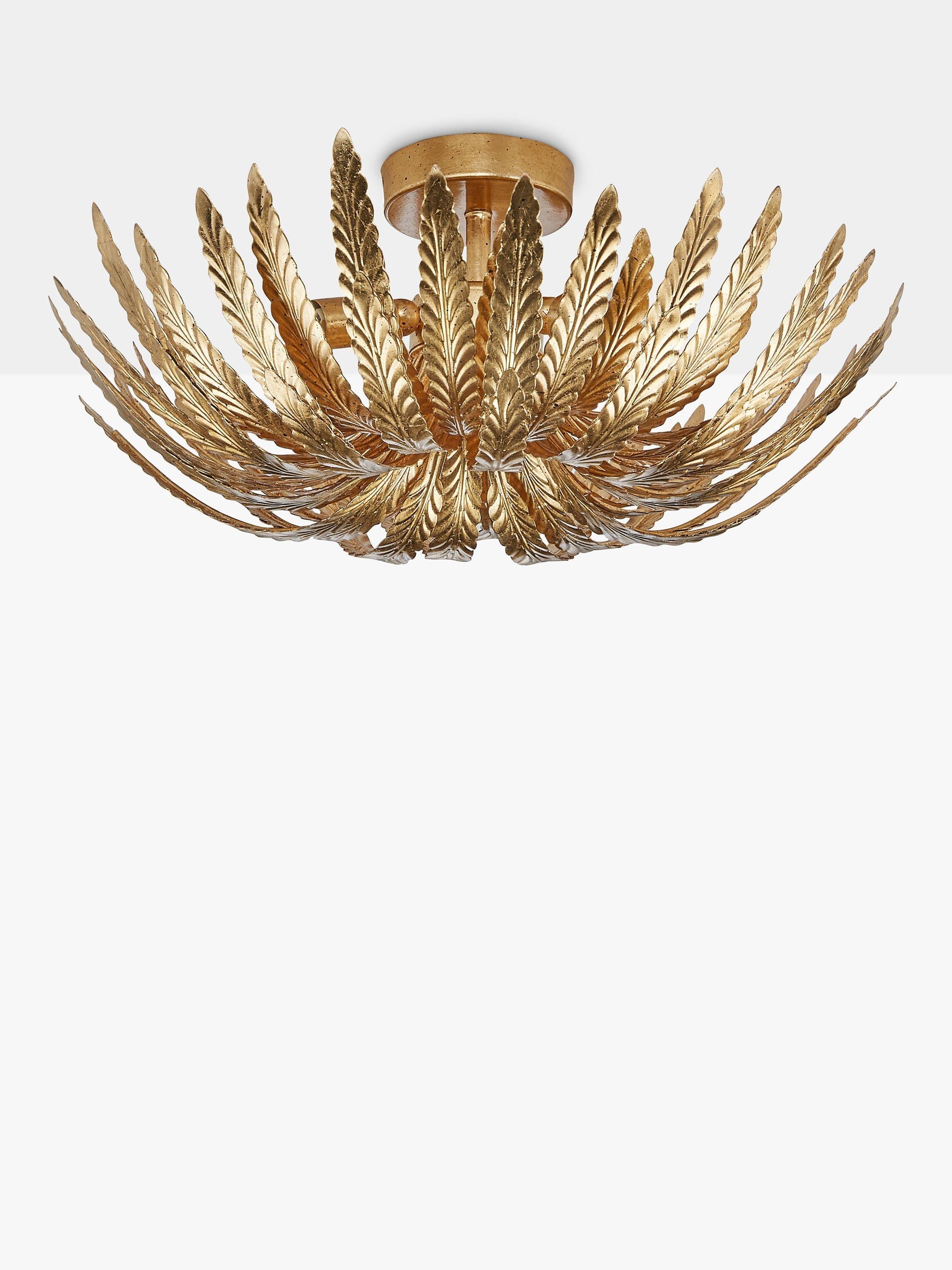 John Lewis Montserrat leaf ceiling light semi flush (British brand)