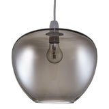 John Lewis ceiling shade smoked glass 28cm diameter (British brand)