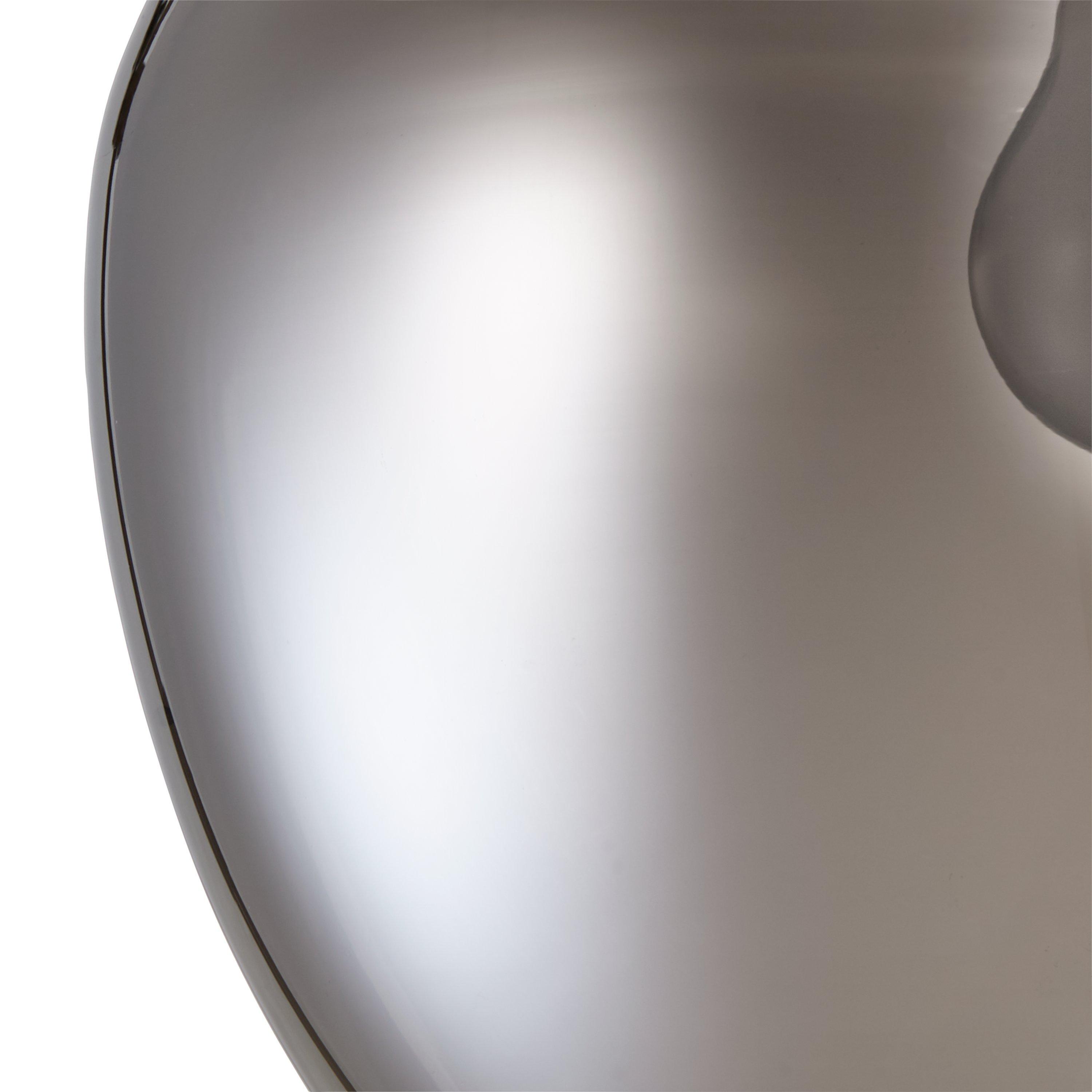 John Lewis ceiling shade smoked glass 28cm diameter (British brand)
