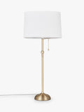 John Lewis Isabel tall table lamp with linen shade (British brand)