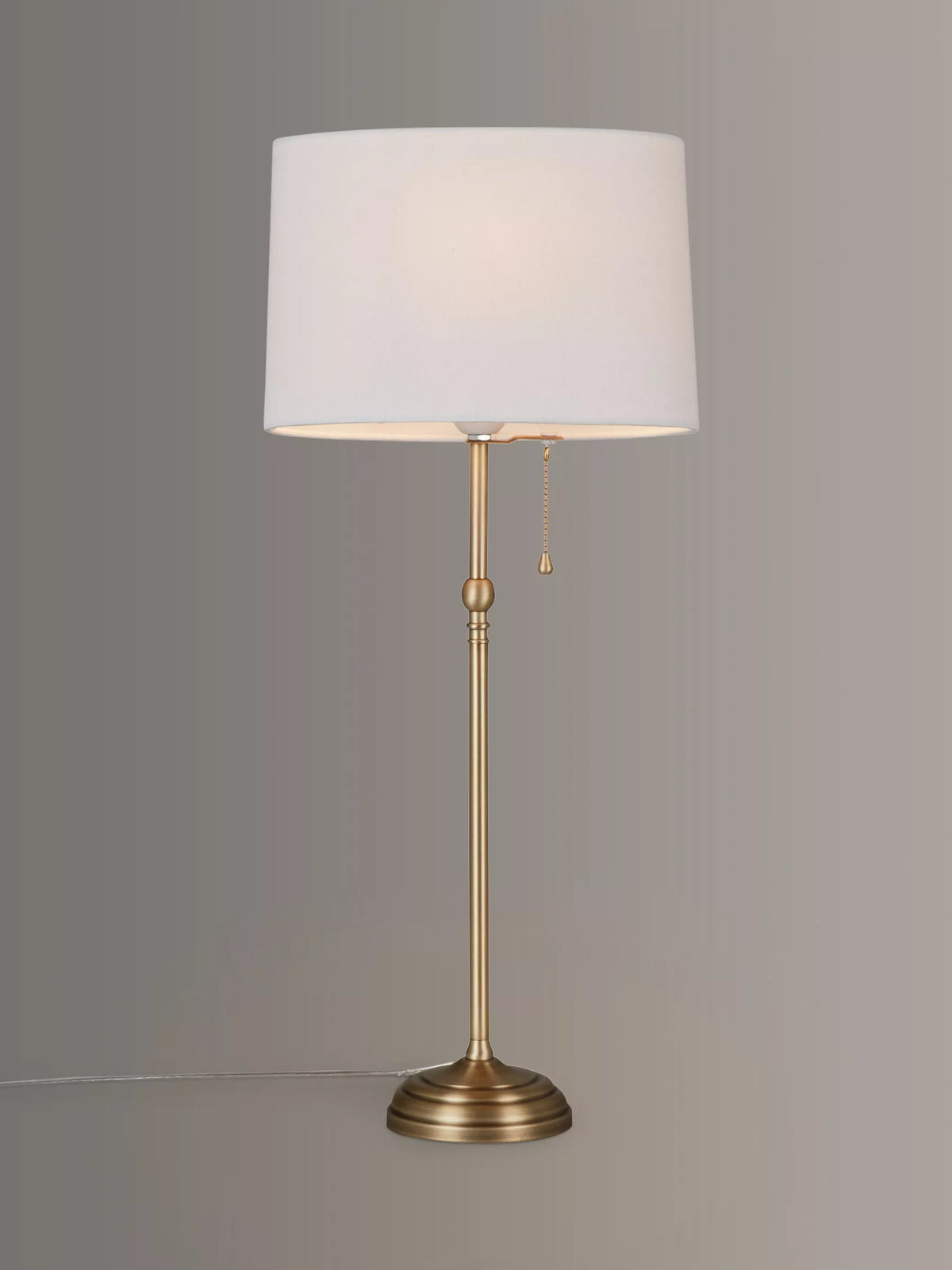 John Lewis Isabel tall table lamp with linen shade (British brand)